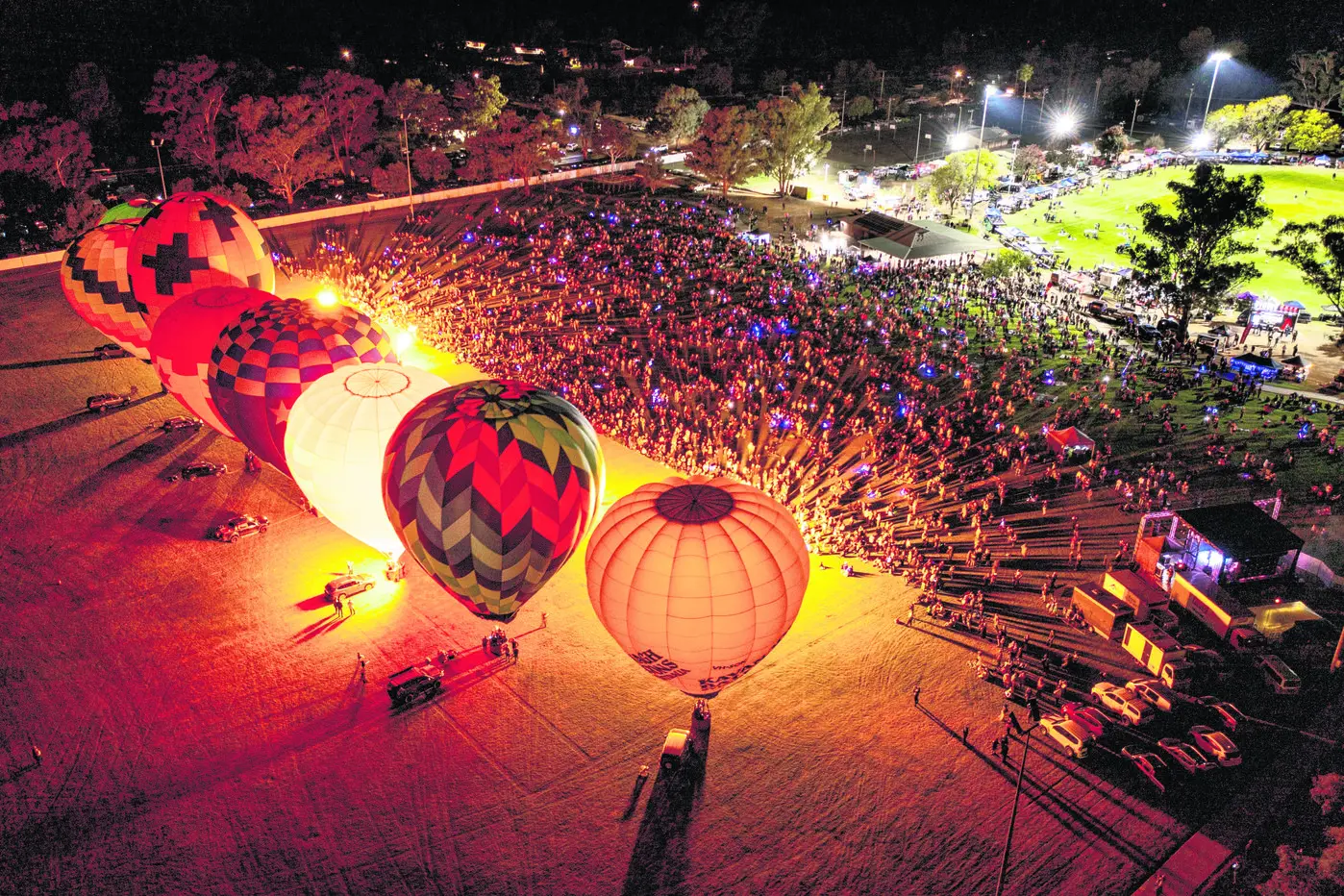 Home Ground Sounds: The Fire Set will bring a \\u2018Balloon Glow\\u2019 to the Orange Showgrounds, thanks to a special collaboration with the Canowindra Balloon Festival.