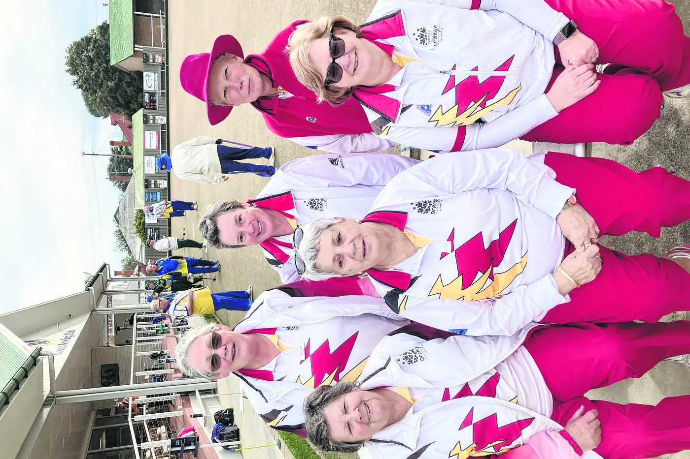 At back: Annette, Phoebe, and Jane. In front; Judy, Trish, and Veronica. Photos: Supplied.