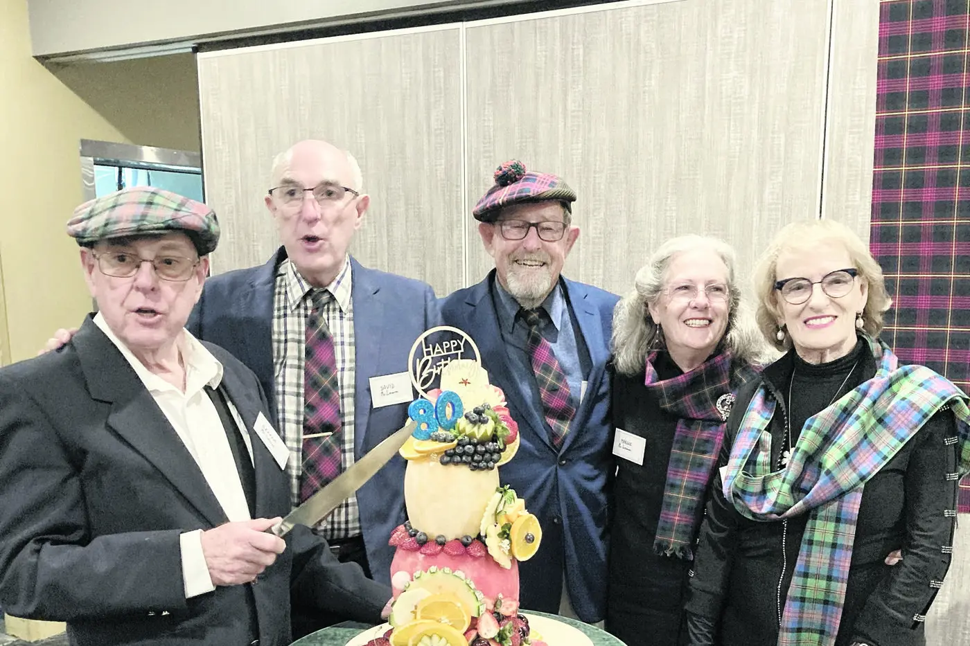 Graham McLennan with brothers David and Ian, along with sisters Margie and Barbara.