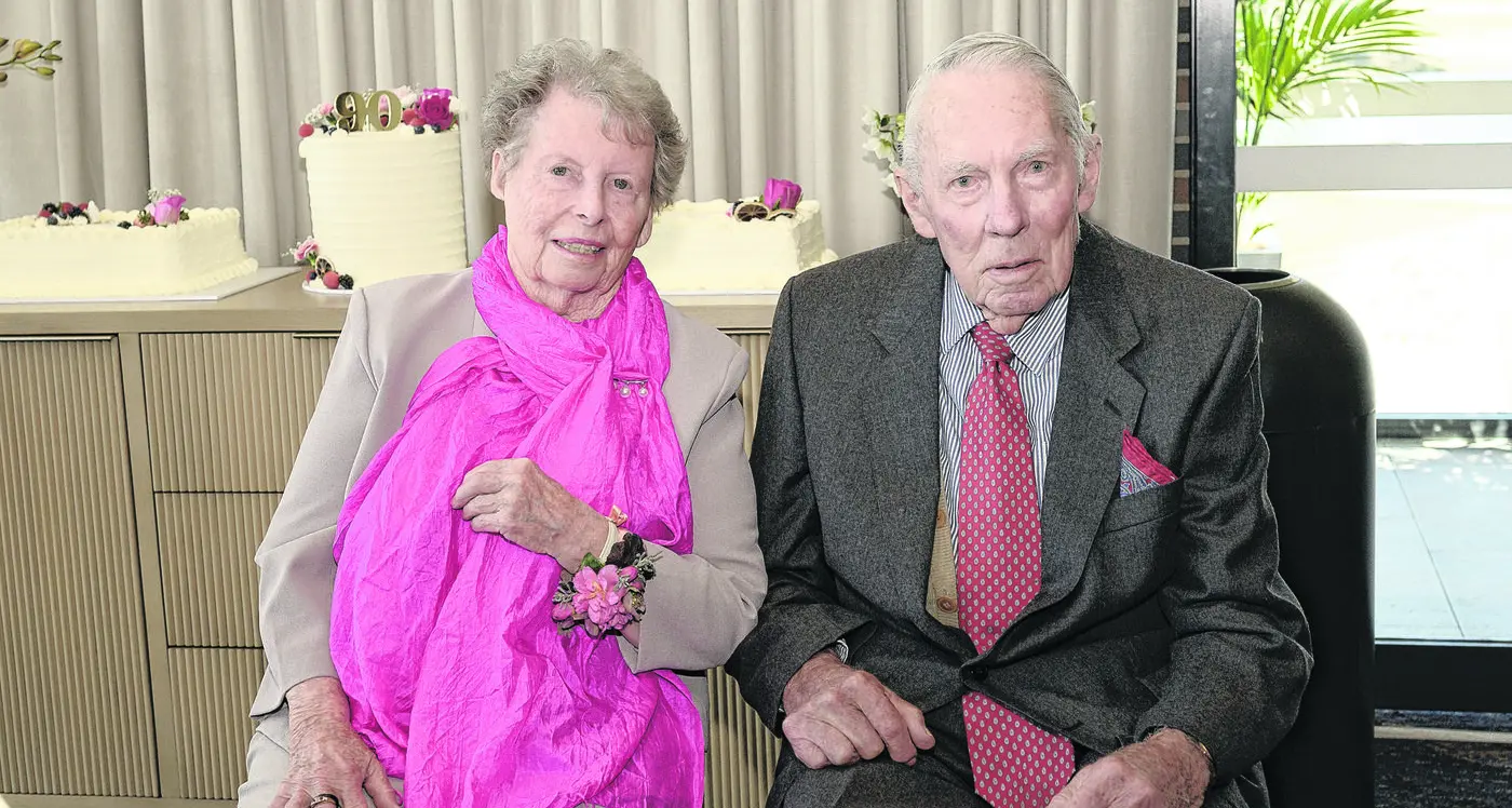 Janet Noble celebrates her 90th birthday