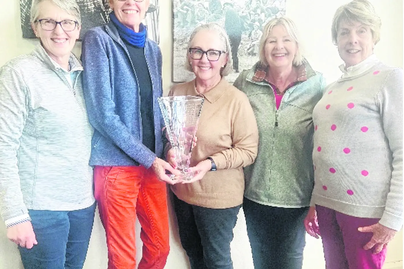 Overall winners: Sue Wild & Suzie Gardiner.