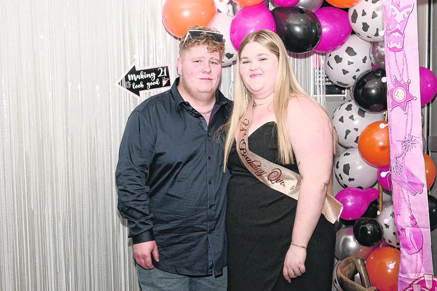 Adrian Baker with Birthday Girl Brea Hovey