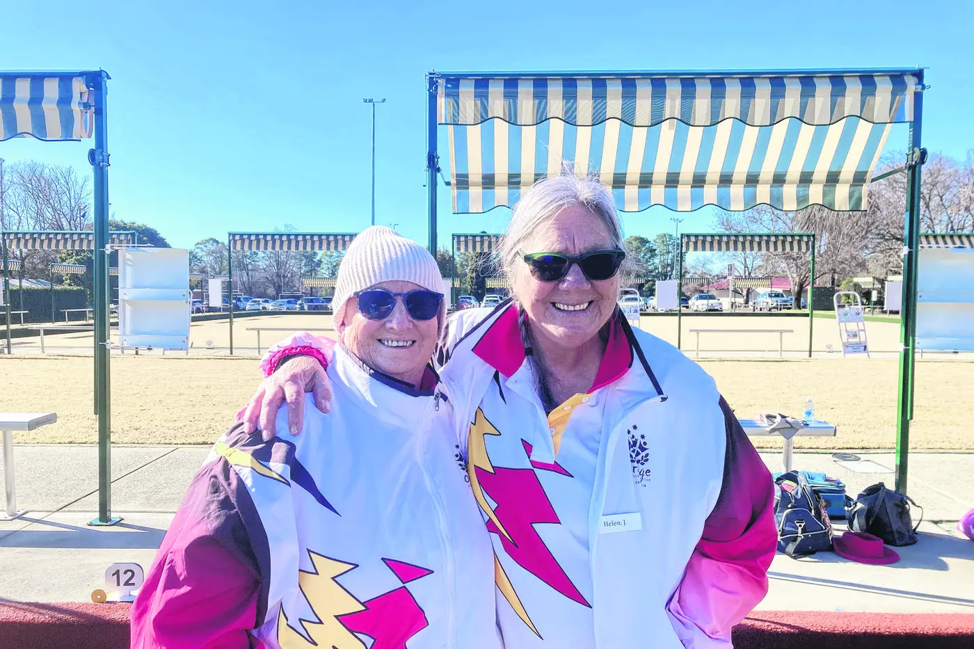 Lorraine Gallard and Helen Johnson.