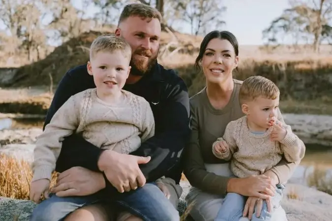 Claire and Jake Brett wondered if they would ever get to meet their second baby. Photo: AAP/Supplied