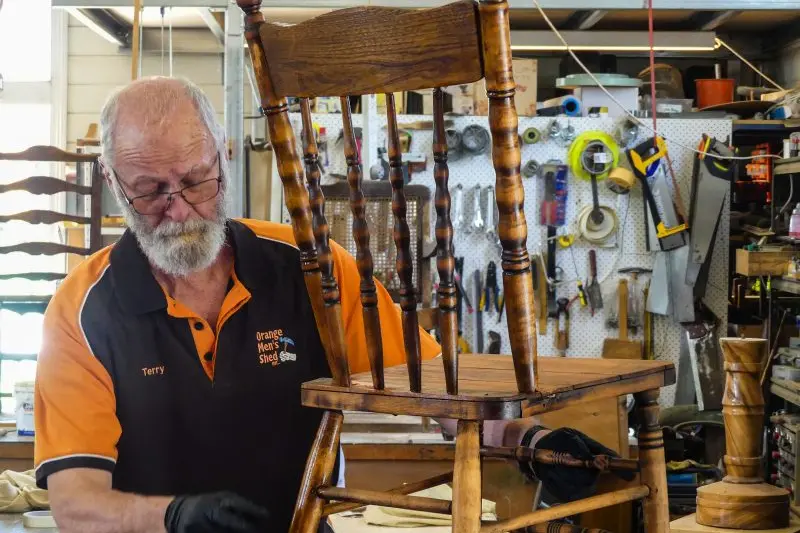 Retired policeman Terry Betts says it is harder to slip through the cracks in a regional community. Photo: AAP