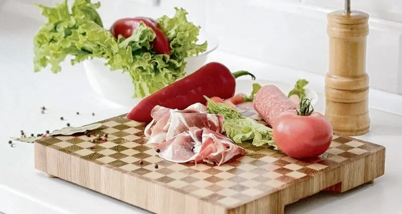 Admire the beauty of butcher blocks!