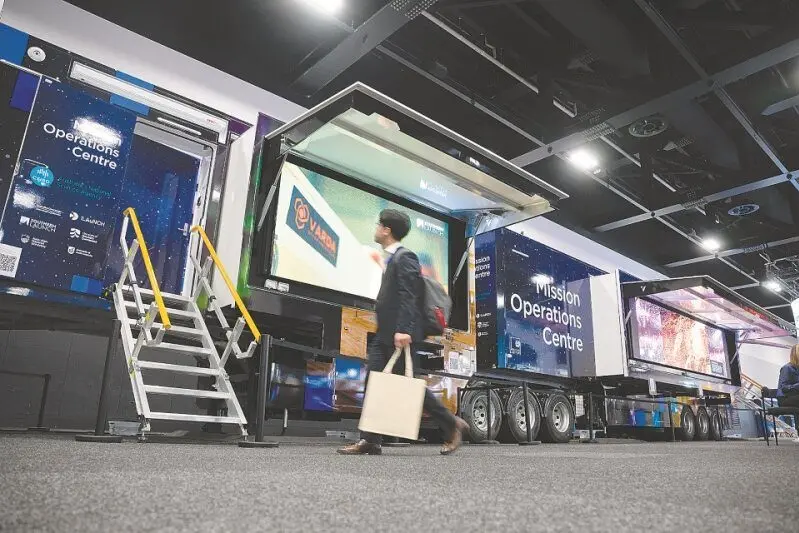 The CSIRO\\u2019s Mobile Mission Operations Centre will travel to country schools in between launches to inspire the next generation of scientists and engineers. Photo: AAP/Dan Himbrechts