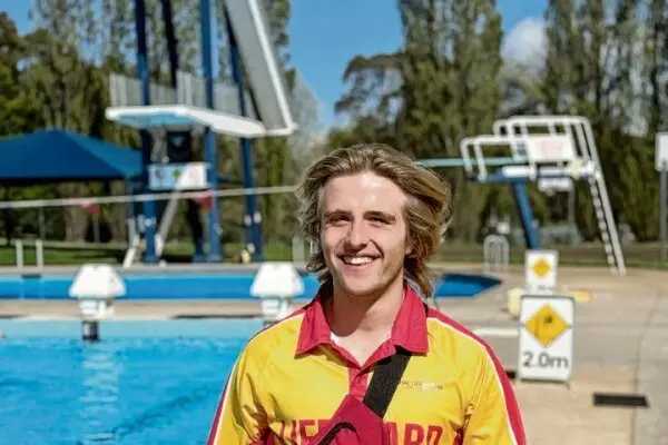 Angus Jackson: Lifeguard, surfer and dog lover.