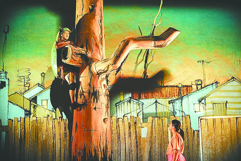 Lloyd Allison-Young and Christy Tran in Beetle. Townsville. Photo: Luke McLeod