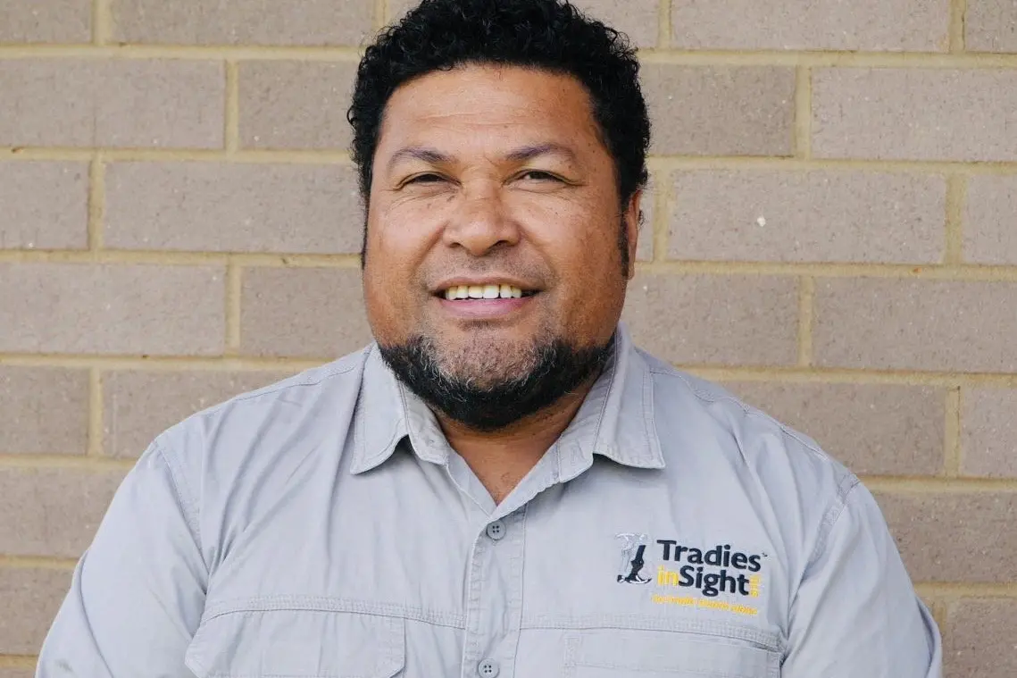 Bruno Efoti from Tradies in Sight: \"There is an opportunity to do more, we just want to make sure that people are aware that the support is going to be there locally.\"