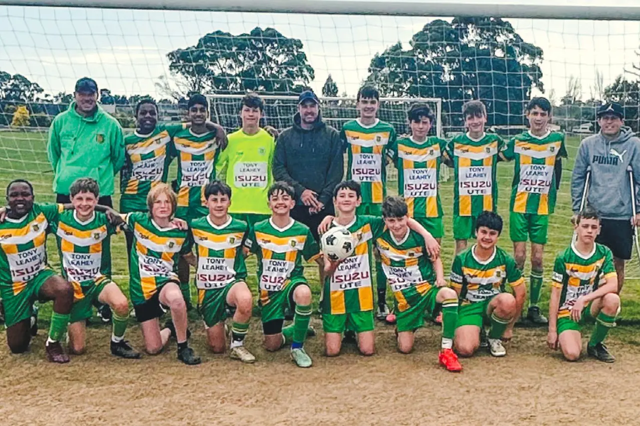 U14s CYMS Gold:\\u00A0Back L to R Ben Churchland (Coach), Tonderai Rukundu, Abel Tom, Toby Holmes, Chris Holmes (Coach/Manager), Isaac Churchland, Matthew Crump, Bradie Griffiths, Lochlan Thwaite, Brett Robinson (Coach/Manager).\\u00A0Front L to R Calvin Musendeki, Tyler Turnbull, Thomas Wythes, Jordan Robinson, Noah Cardwell, Ulysses Simmons, Lewis Burford, Hamish Williams, Ben Lewis