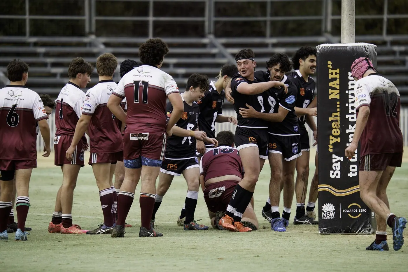 Pictured are the Warrior youth side in action against Blayney.