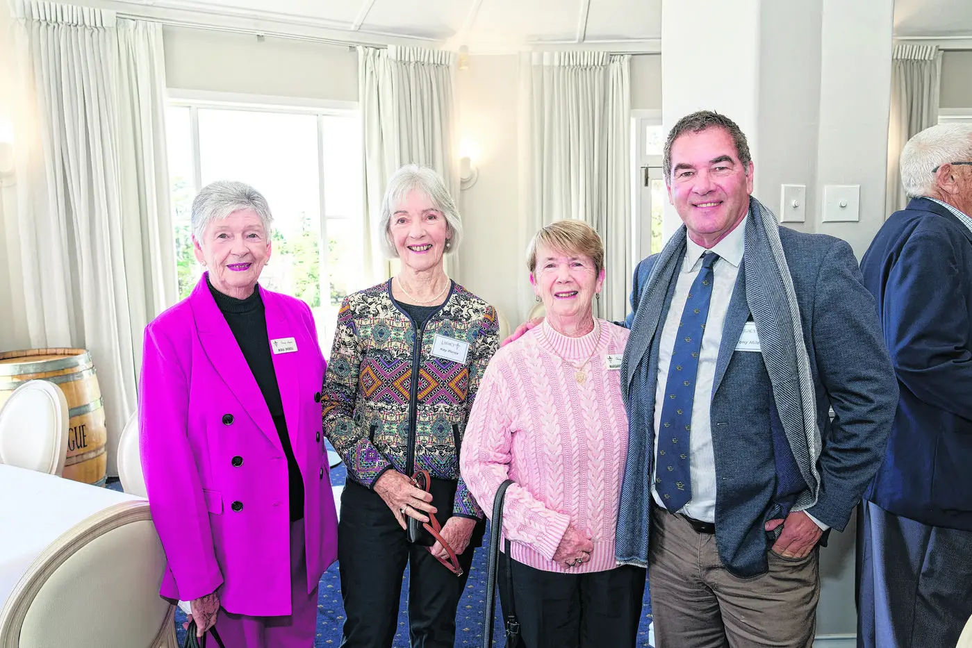 Nora Bridges, Kay Pierce, Margaret Sutton and Orange Mayor Tony Mileto.