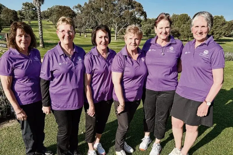 Wendy McIntyre, Lee Pickett, Jan Moad, Kerrie Rossetto, Di Selwood and Sue Hennessy.