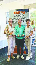 Champions: Jo Hunter A Grade, Liz Nist B Grade and Kerrie Wood C Grade.