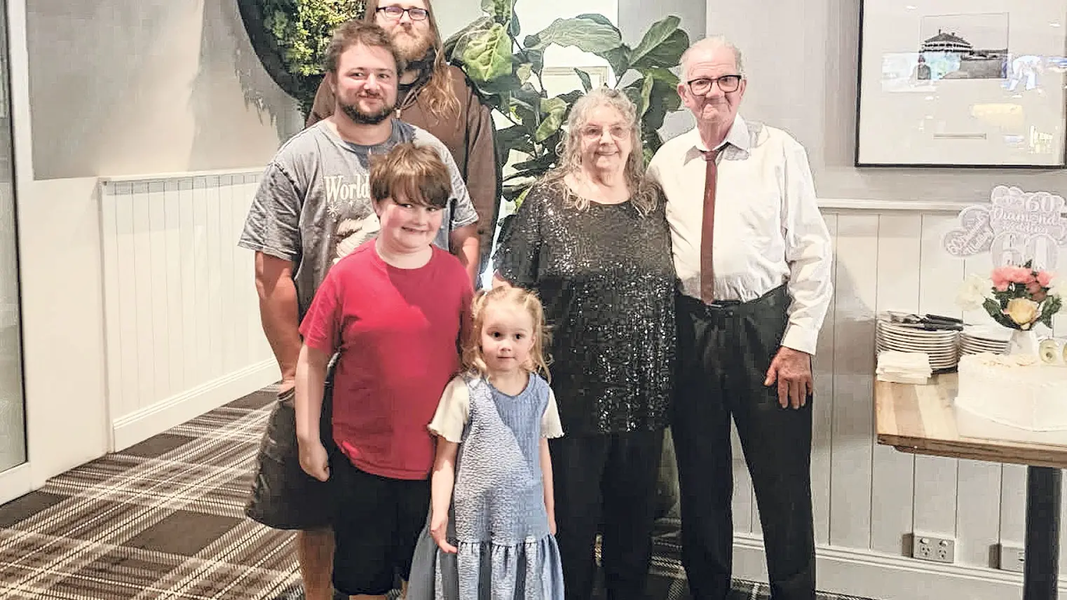 Diamond anniversary for John and Eileen Read