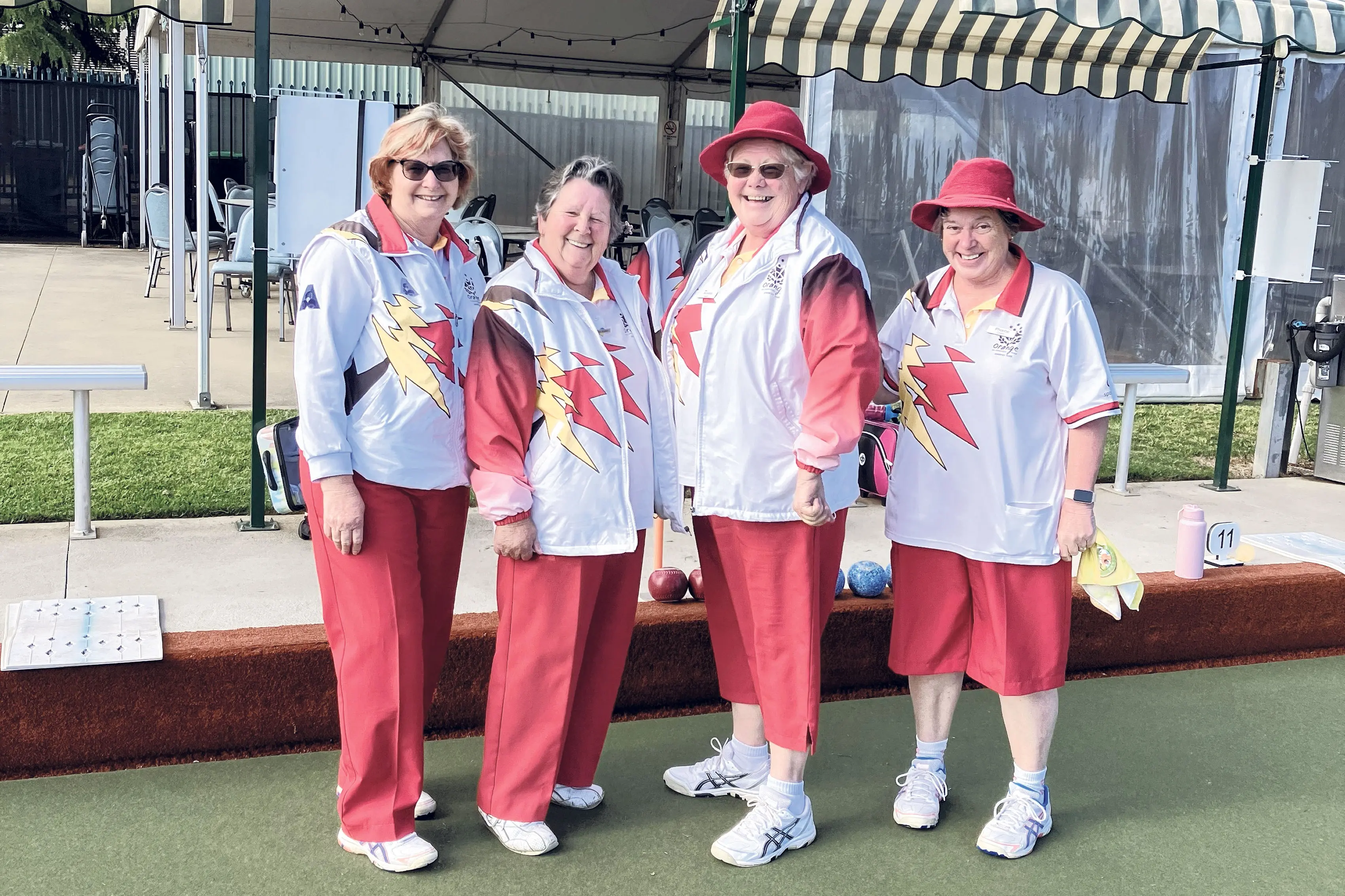 <p>Pictured are Club Pairs Championships Final contestants: Veronica, Judy, Annette and Phoebe. Photo: Supplied. </p>\\n