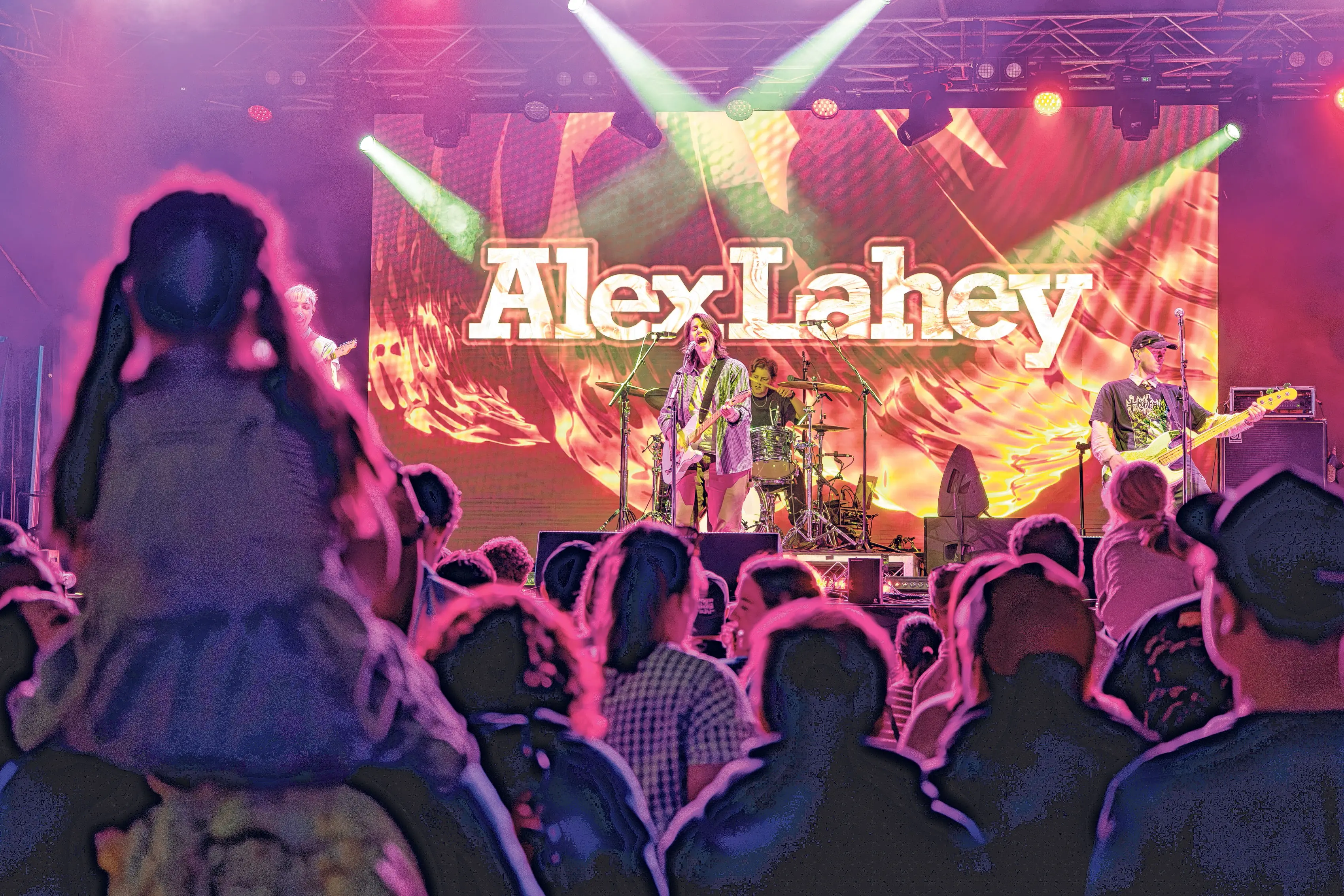 <p>Alex Lahey on stage. Photo: Orange City Life. </p>\\n
