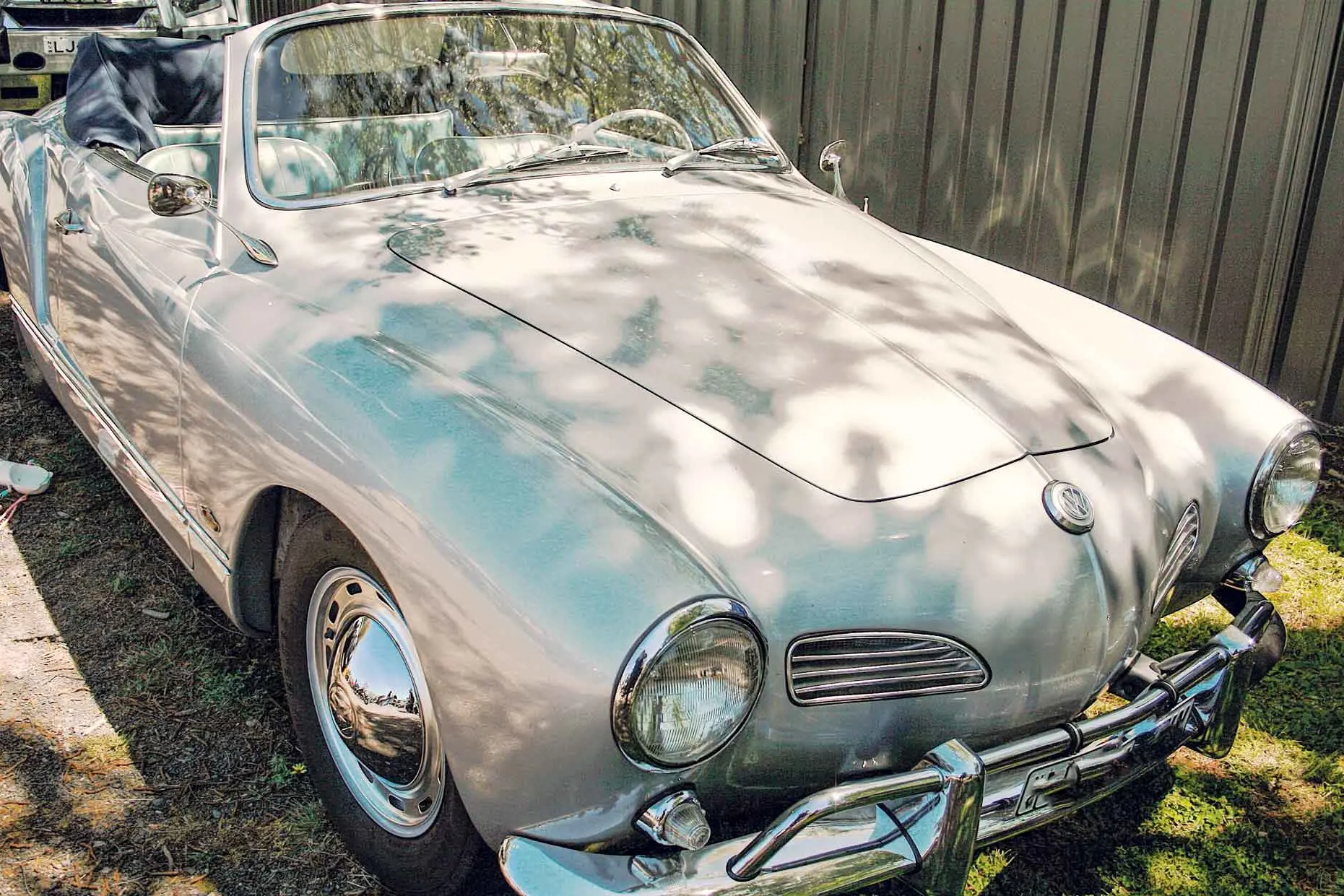 <p>This beautifully restored 1963 convertible model Karmann Ghia is a fine example of an eclectic sports car produced in Europe from the mid-50s to the mid-70s. Photo: Orange City Life</p>\\n