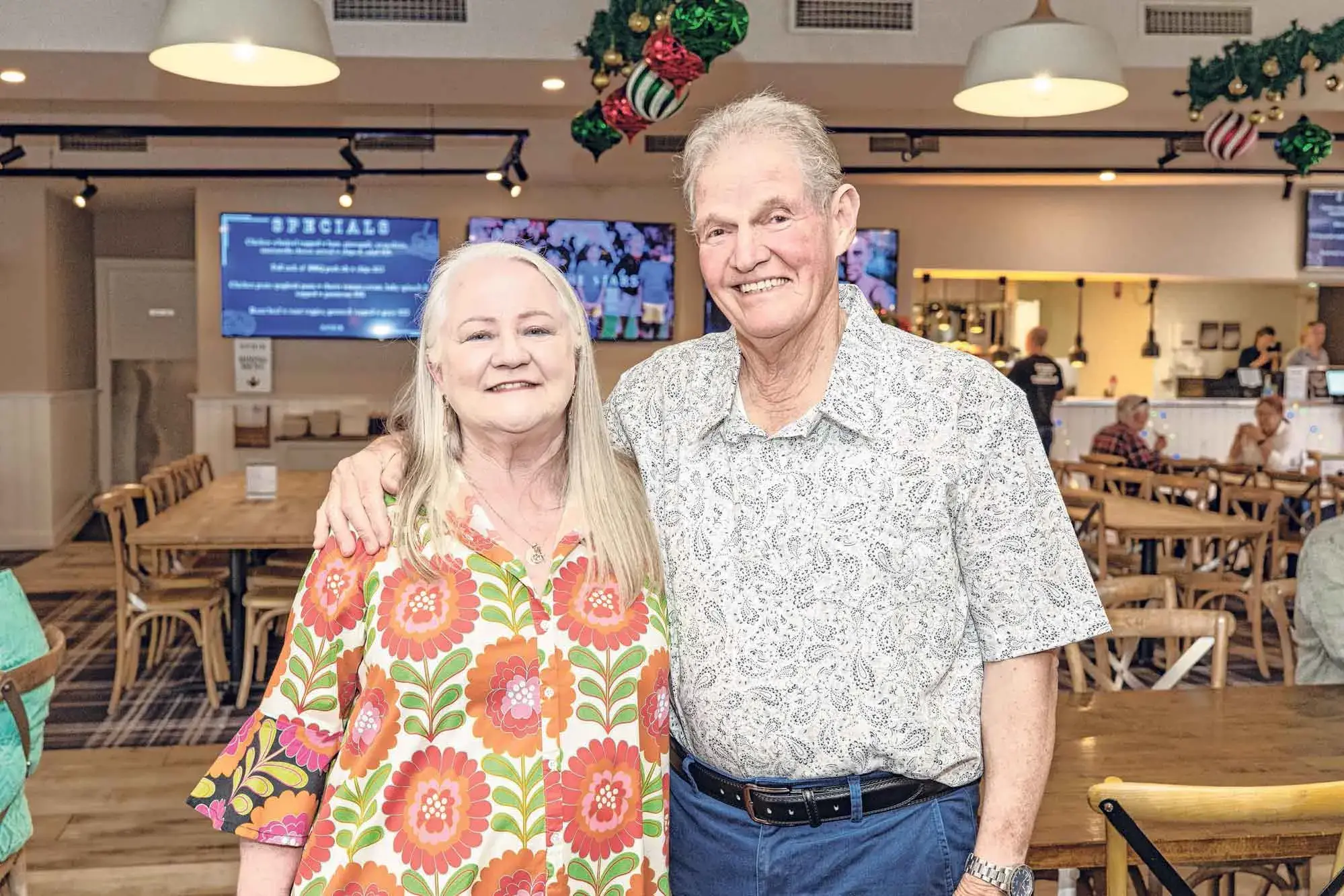 <p>Karen and John Simpson</p>\\n