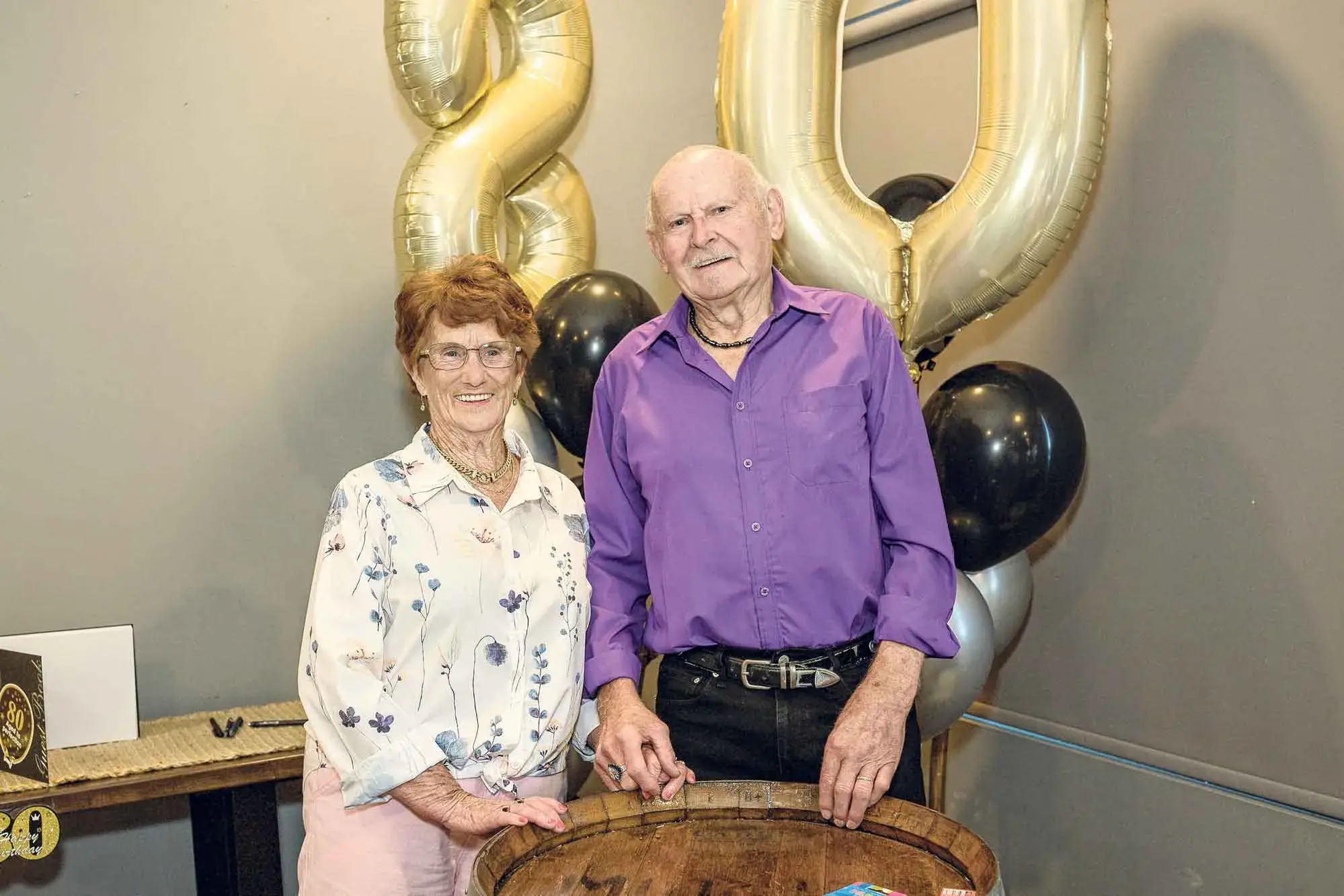 Michael Marsh’s surprise 80th birthday celebrations