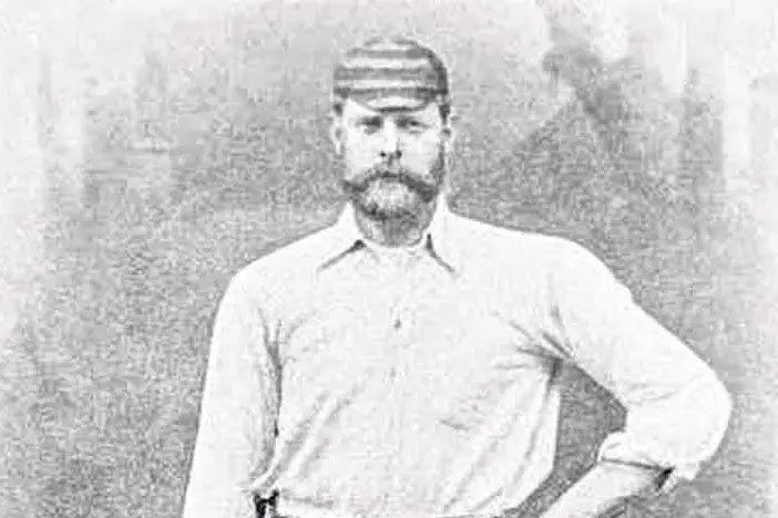 <p>Big-hitting Orange cricketer George Bonnor, nicknamed \\u2018The Colonial Hercules\\u2019 and \\u2018Bonnor the Basher\\u2019.</p>\\n