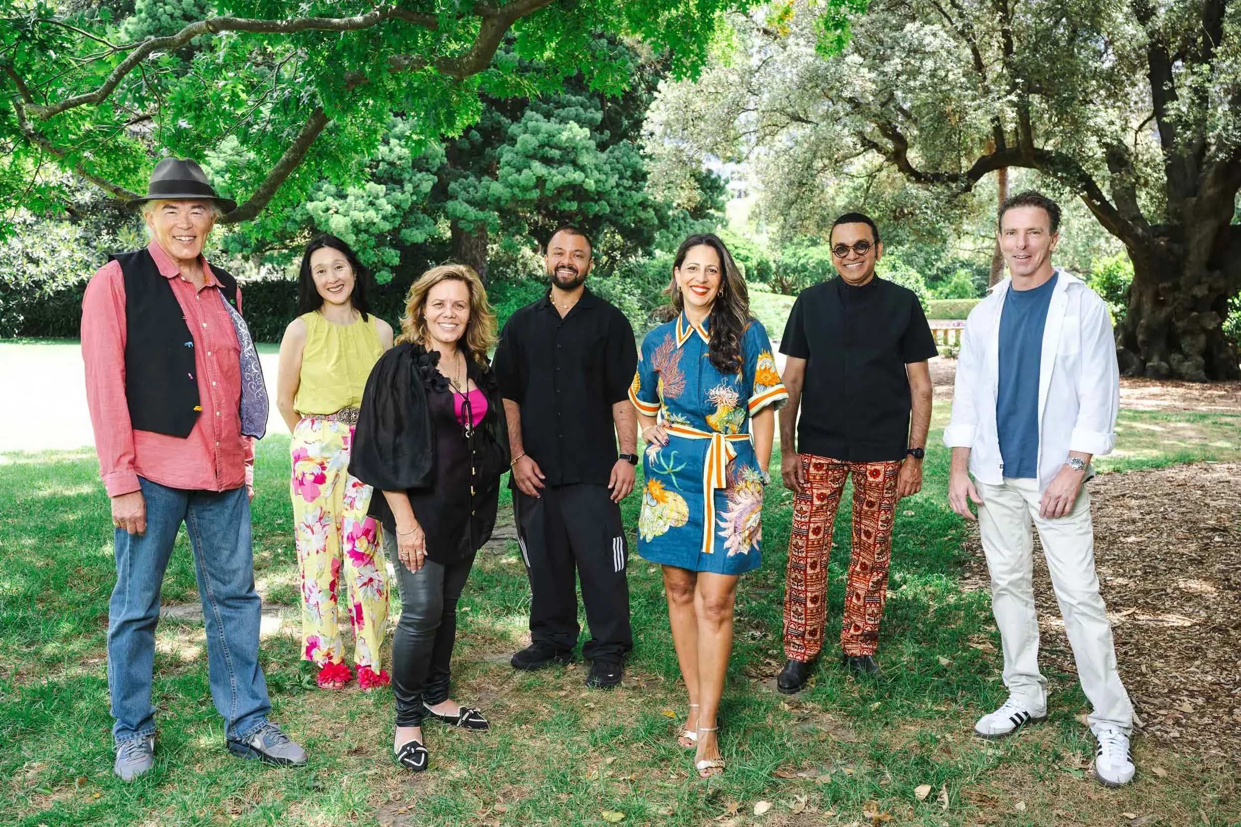 <p>Australia Day 2026 ambassadors across NSW this year including, left to right, Christopher Cheng, Dr Cindy Pan, Australia Day Council NSW chair Yvonne Weldon, Fuzz Ali, Silvana Azzi Heras, Anupam Sharma, and Warwick Nowland. Photo: Supplied</p>\\n