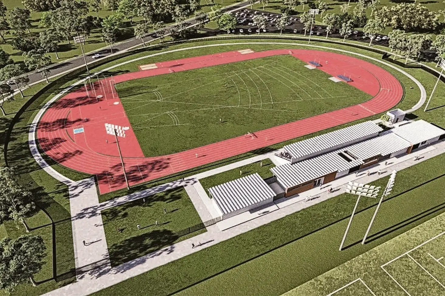 <p>Artist\\'s rendering of the athletics facilities at the Orange Regional Sporting Precinct. Image: Orange City Council.</p>\\n