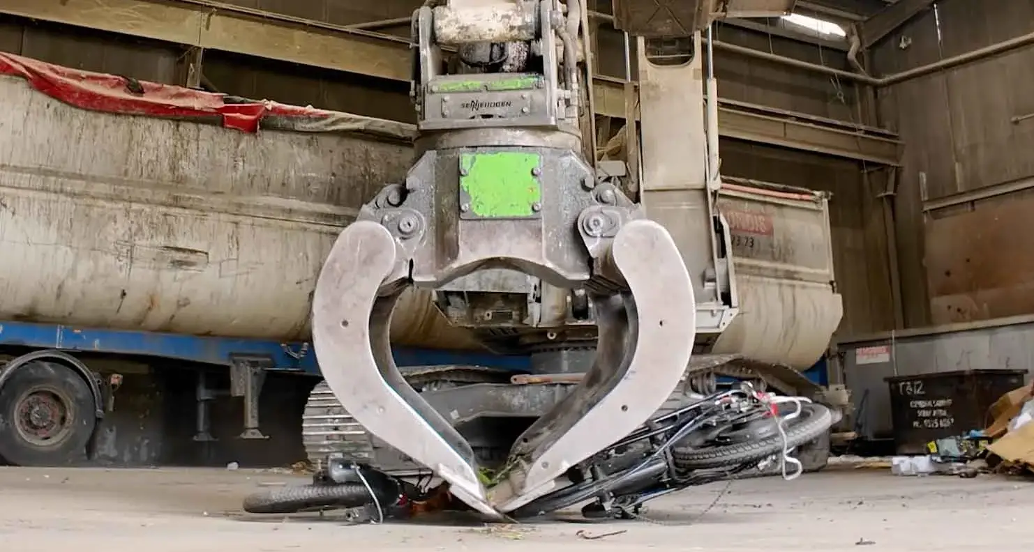 'Off our roads': high-powered e-bikes to be crushed