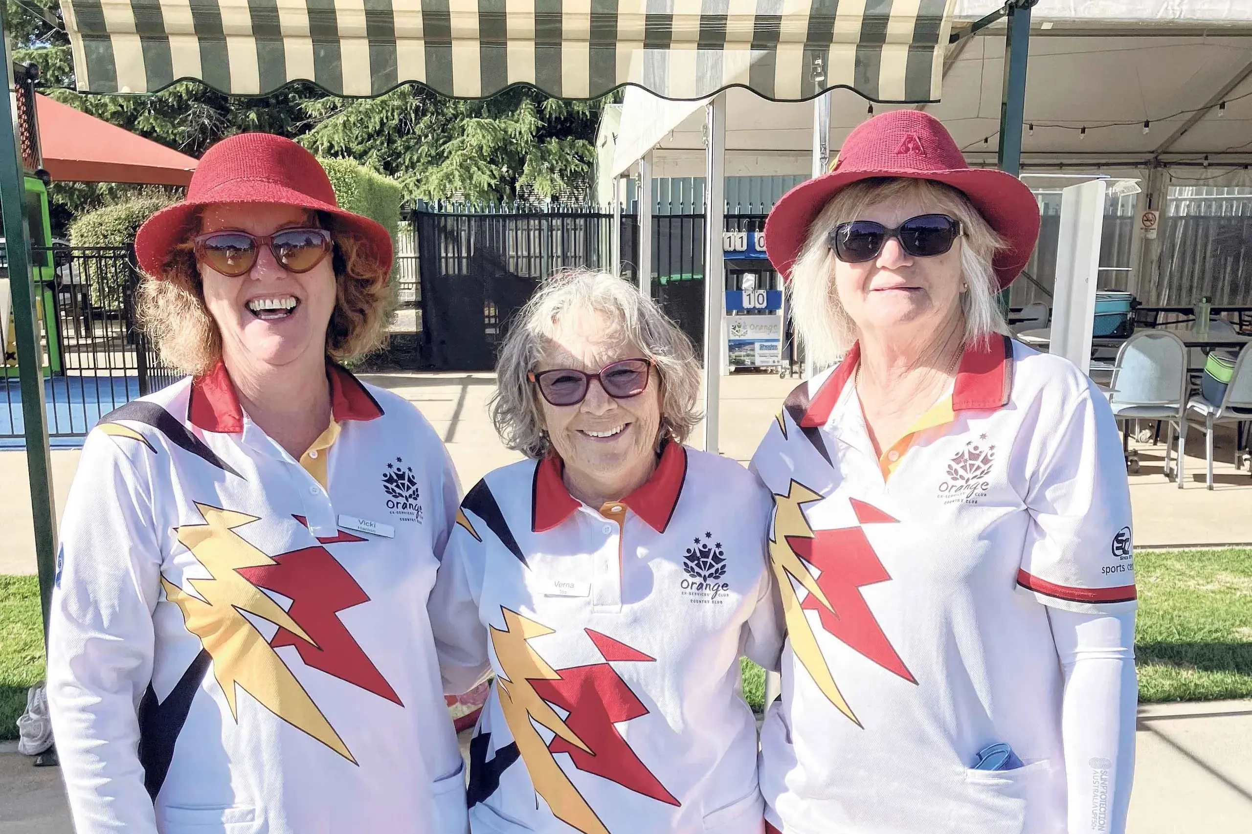 <p>Club members Vicki, Verna, and Marianne.</p>\\n