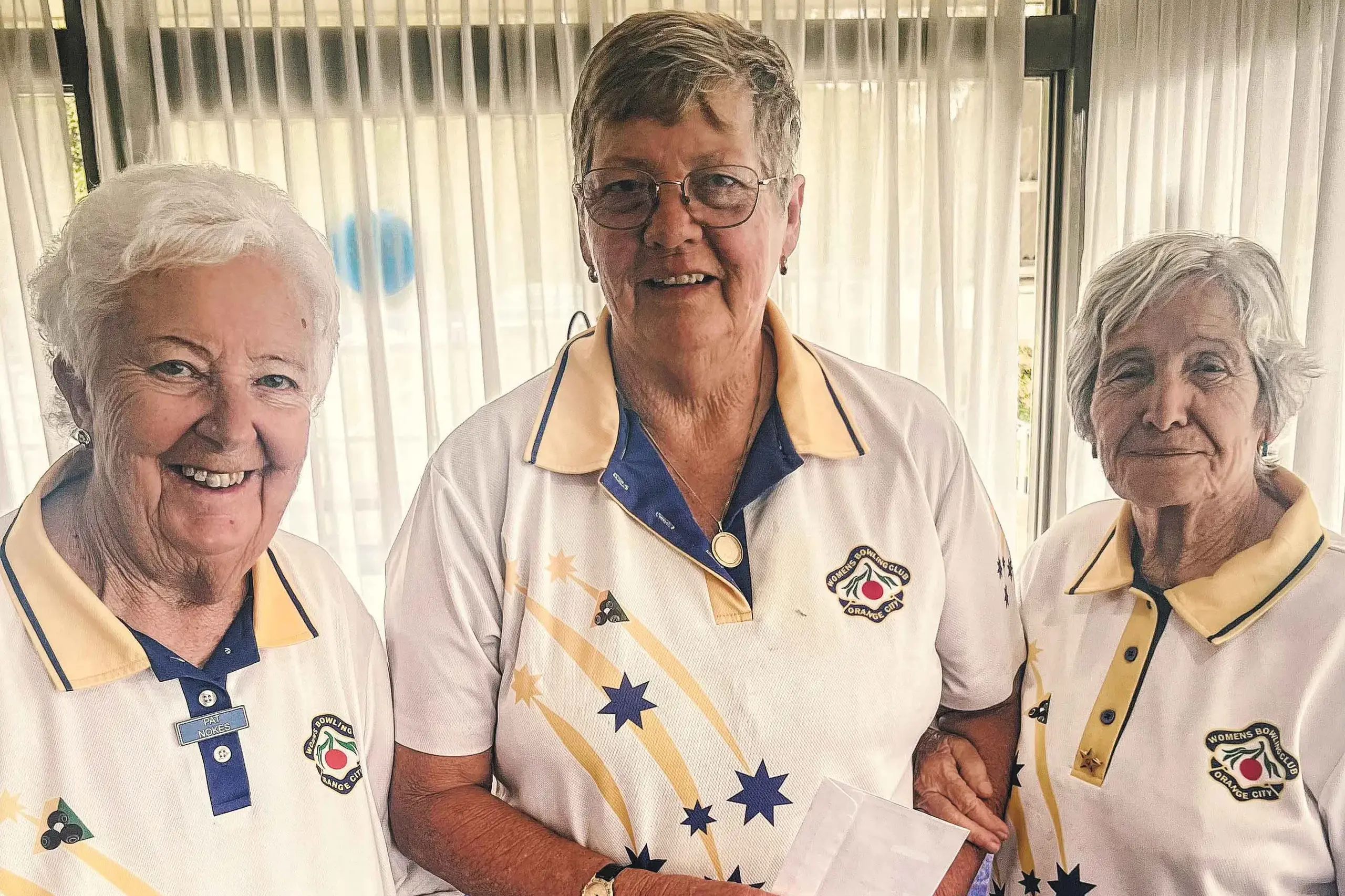 <p>Pat Noakes, Toosja Webster, and Margo Fairbairn.</p>\\n