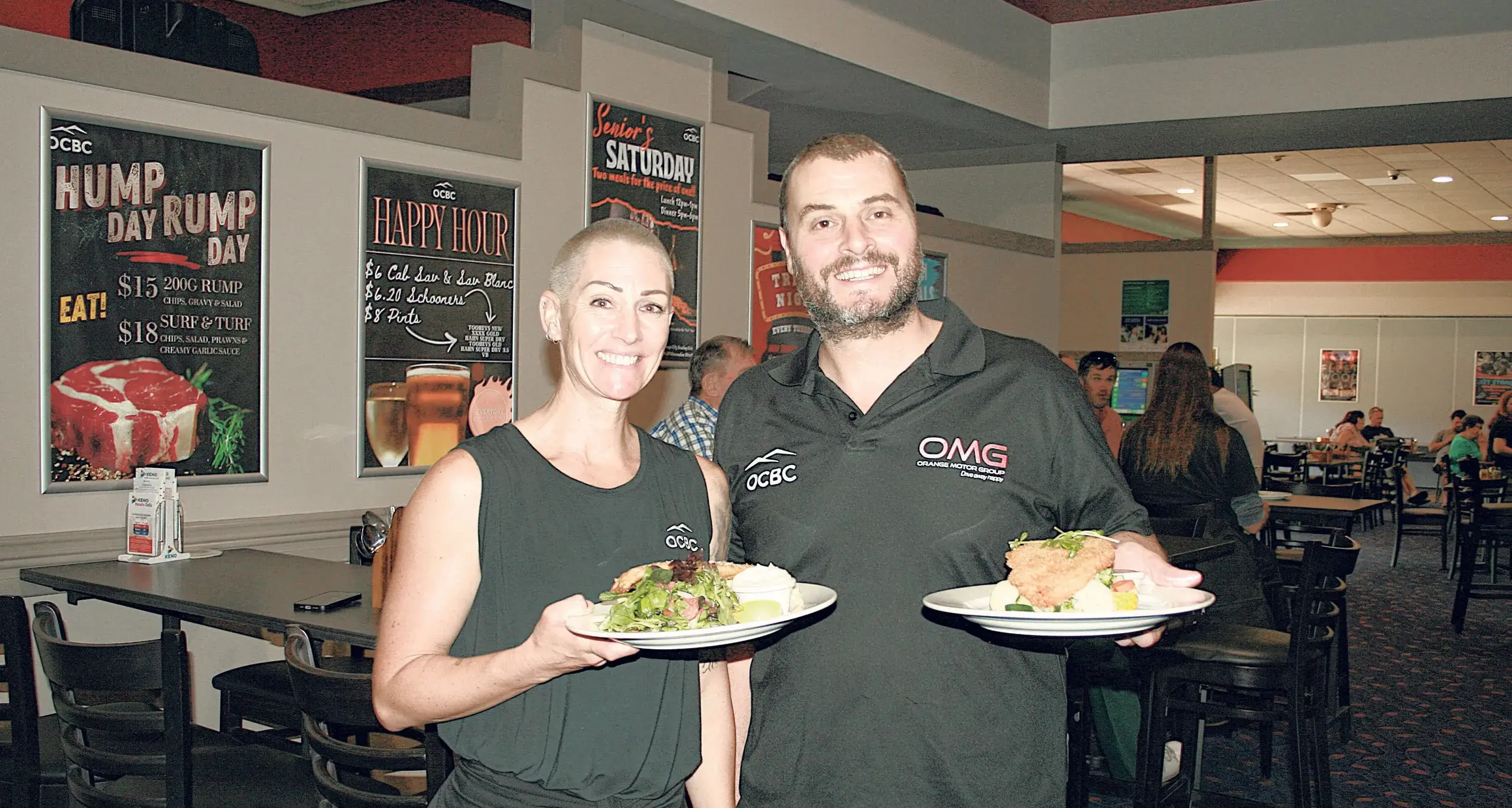 Two-for-one meal deal at Orange City Bowling Club helps keep our seniors connected with a great feed