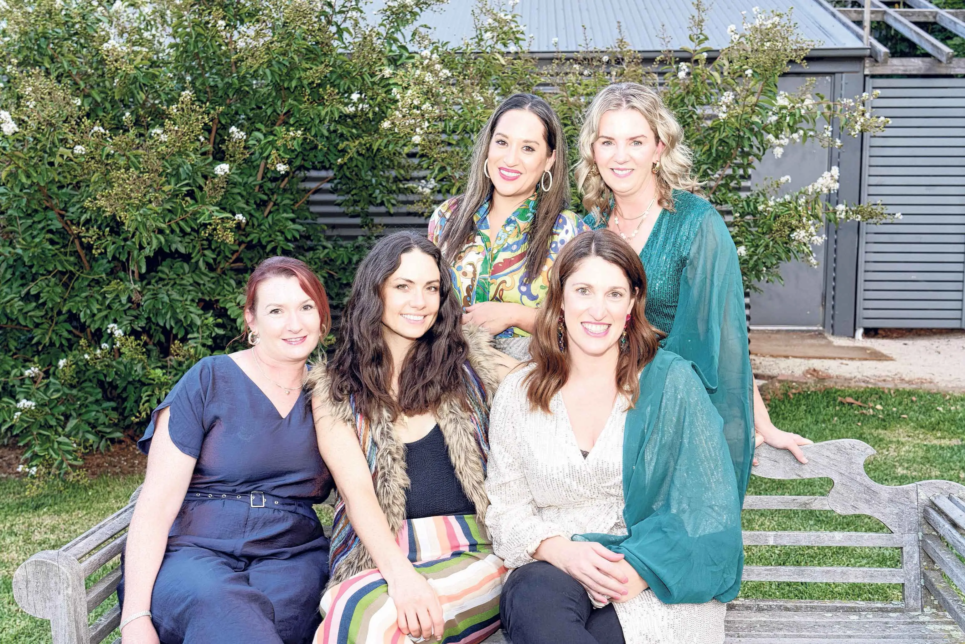 <p>Christin Turnbull, Candice Burrow, Veronica Turnbull, Adriana Dwyer, and Katy Dunlop.</p>\\n