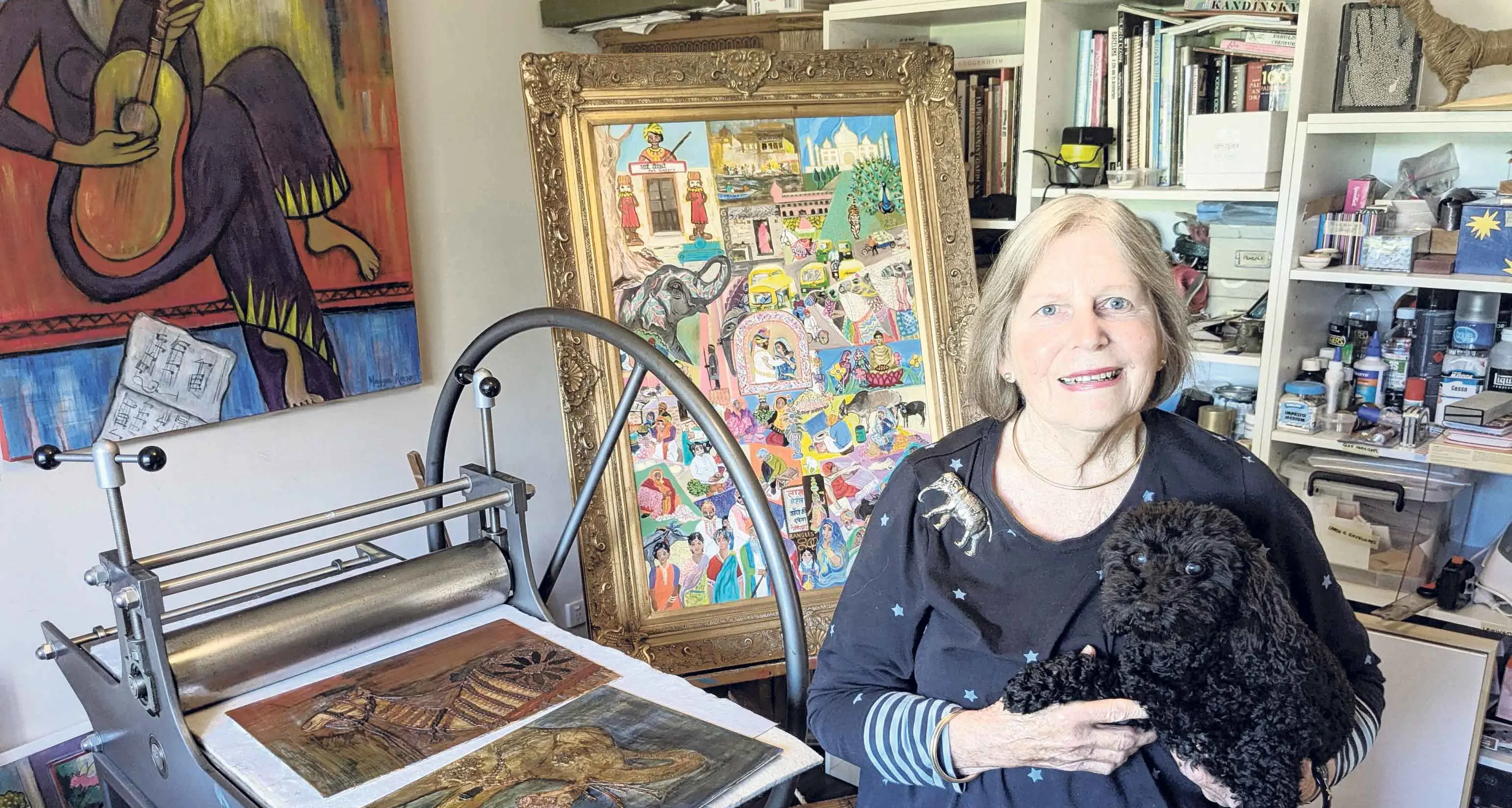 Colour, Chaos and Contradictions: Maggie Rosso's solo exhibition explores impressions of India