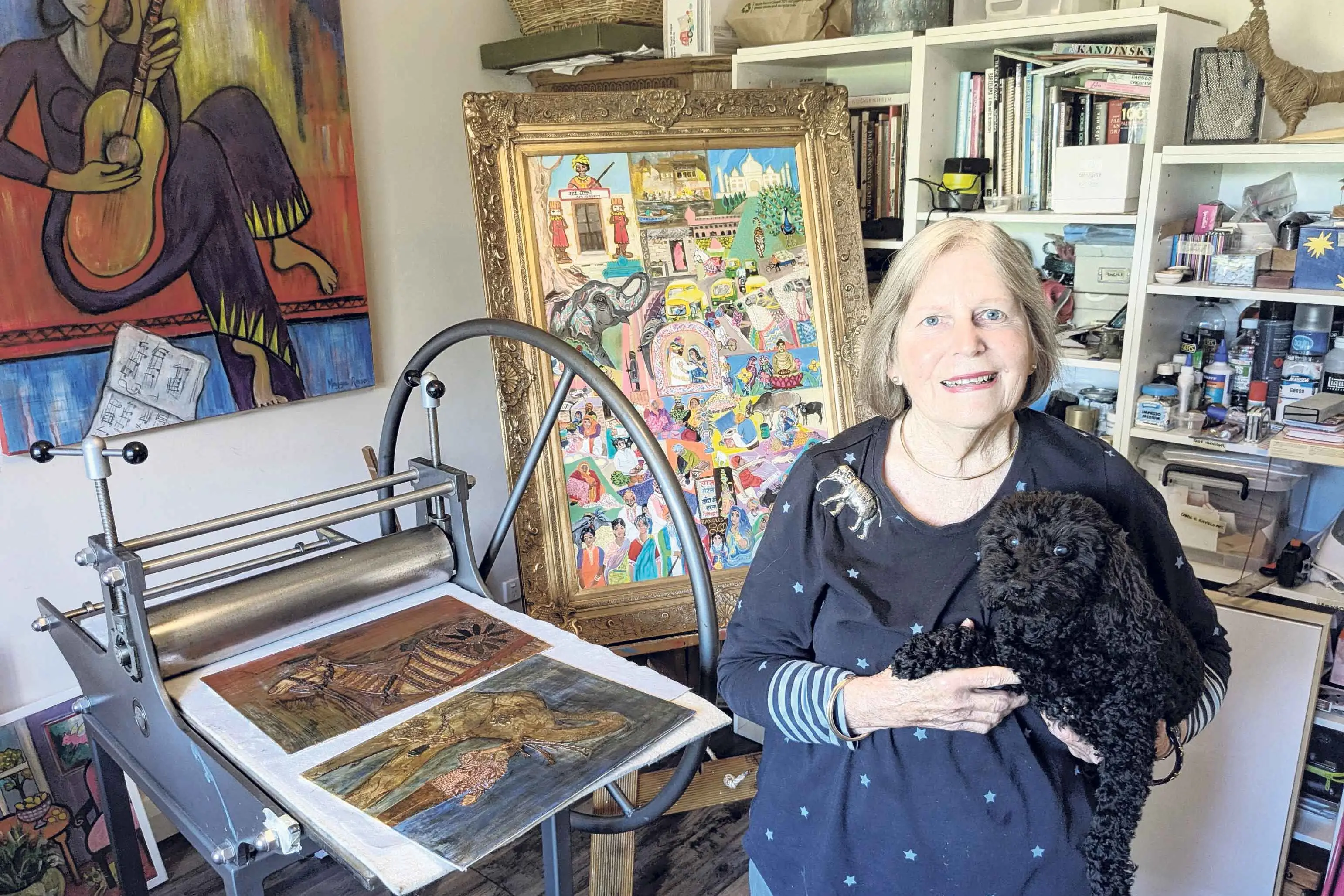 Colour, Chaos and Contradictions: Maggie Rosso's solo exhibition explores impressions of India