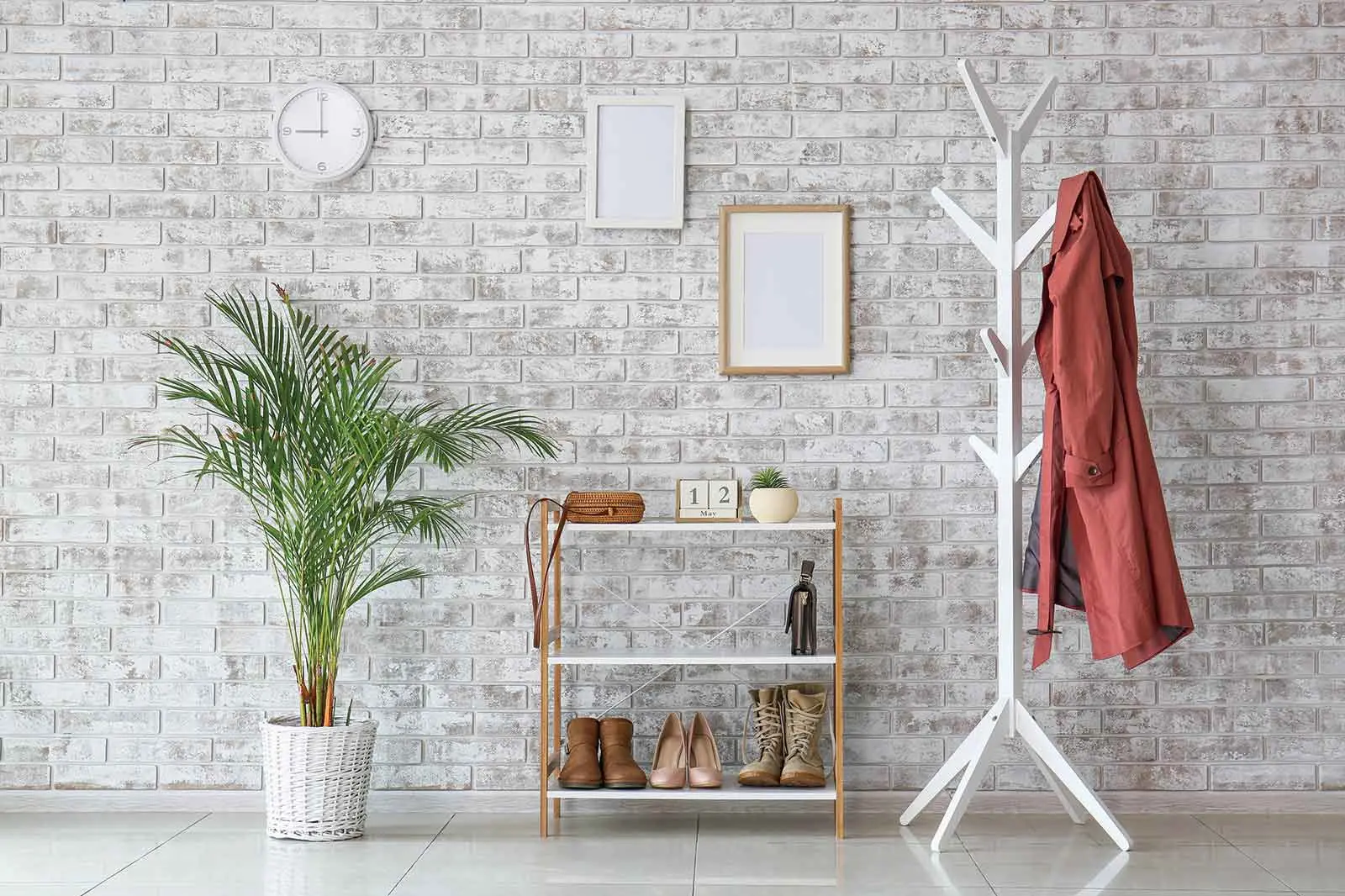 Choosing the right coat rack can help keep clutter under control