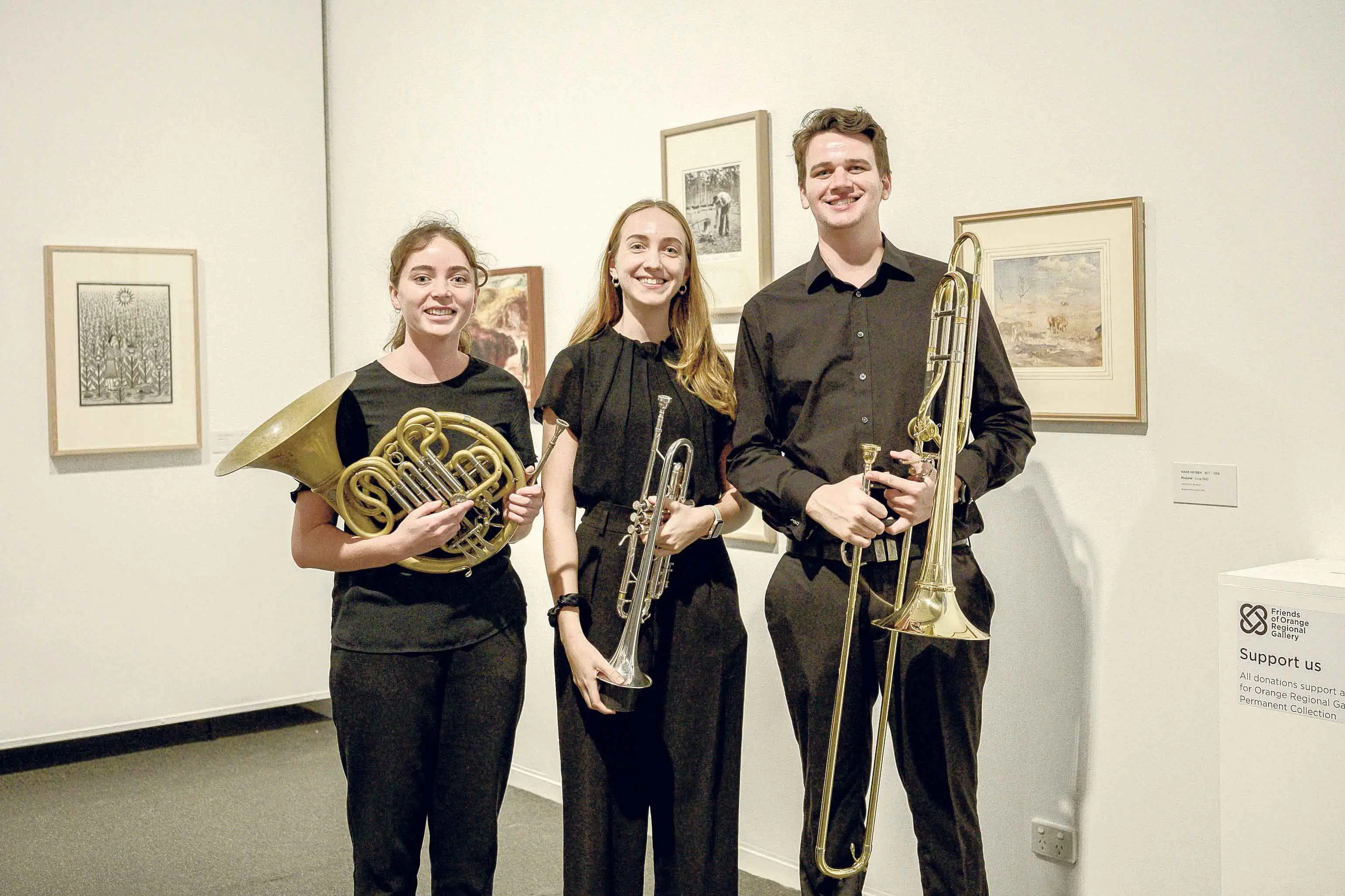 <p>Lucy Smith, Sophie Kukulies and Harrison Steele-Holmes.</p>\\n