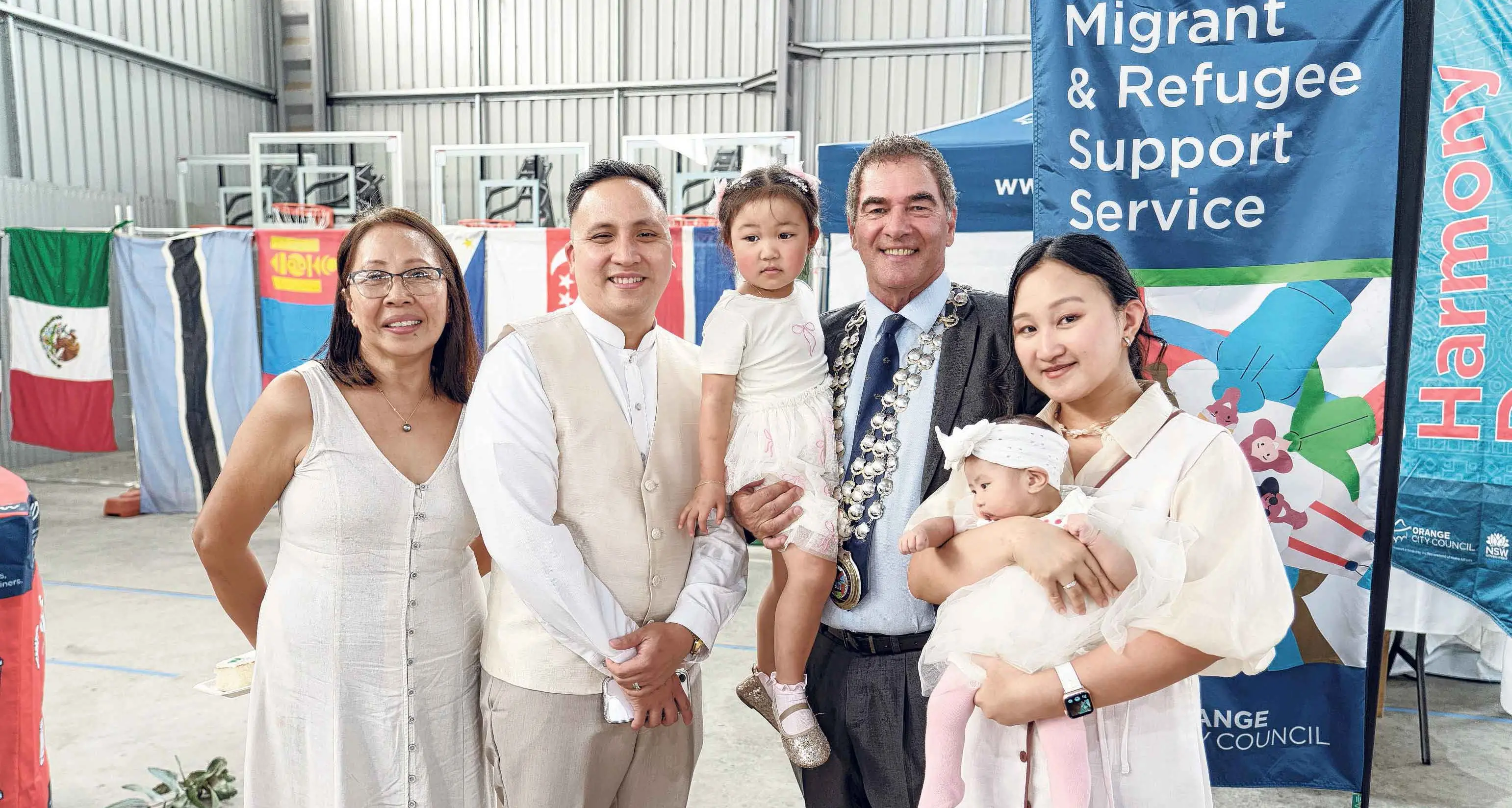Orange welcomes new citizens on Harmony Day