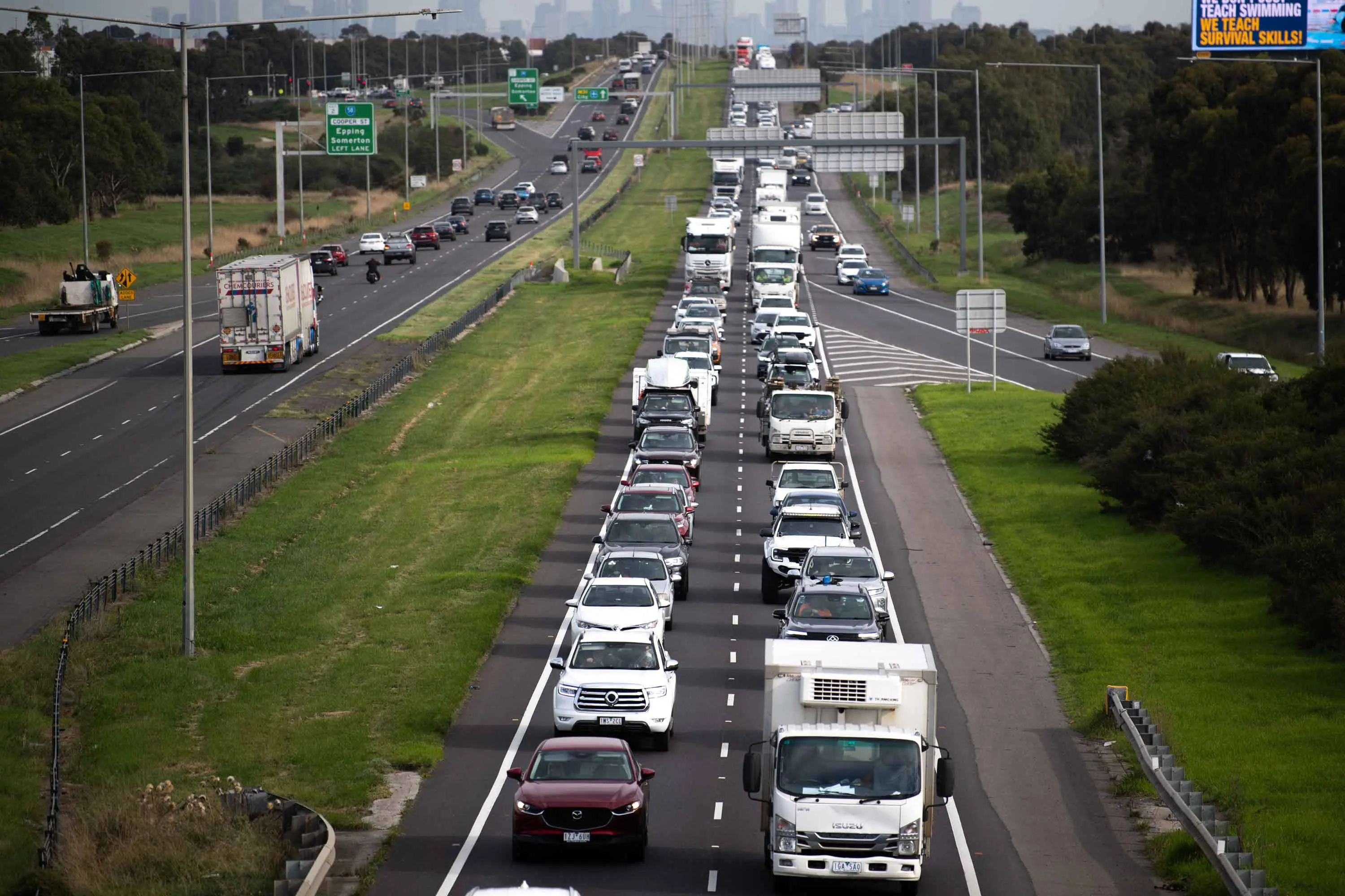 <p>City motorists heading away for the Easter holidays are being encouraged to fill up before they leave home to help relieve pressure on fuel supplies in regional areas. Photo: AAP/Jay Kogler</p>\\n