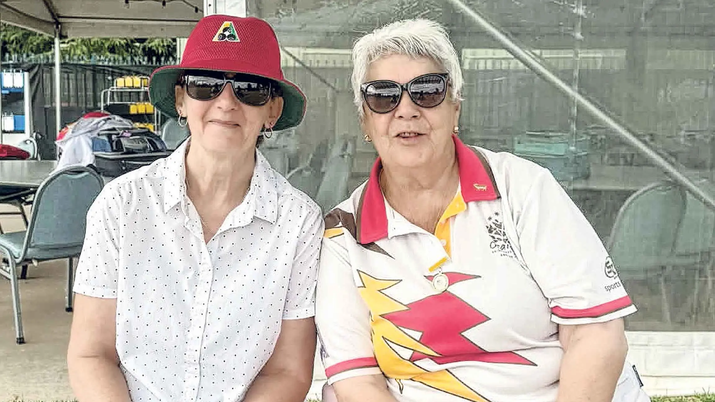 Newcomer Michelle shines in her first lawn bowls game