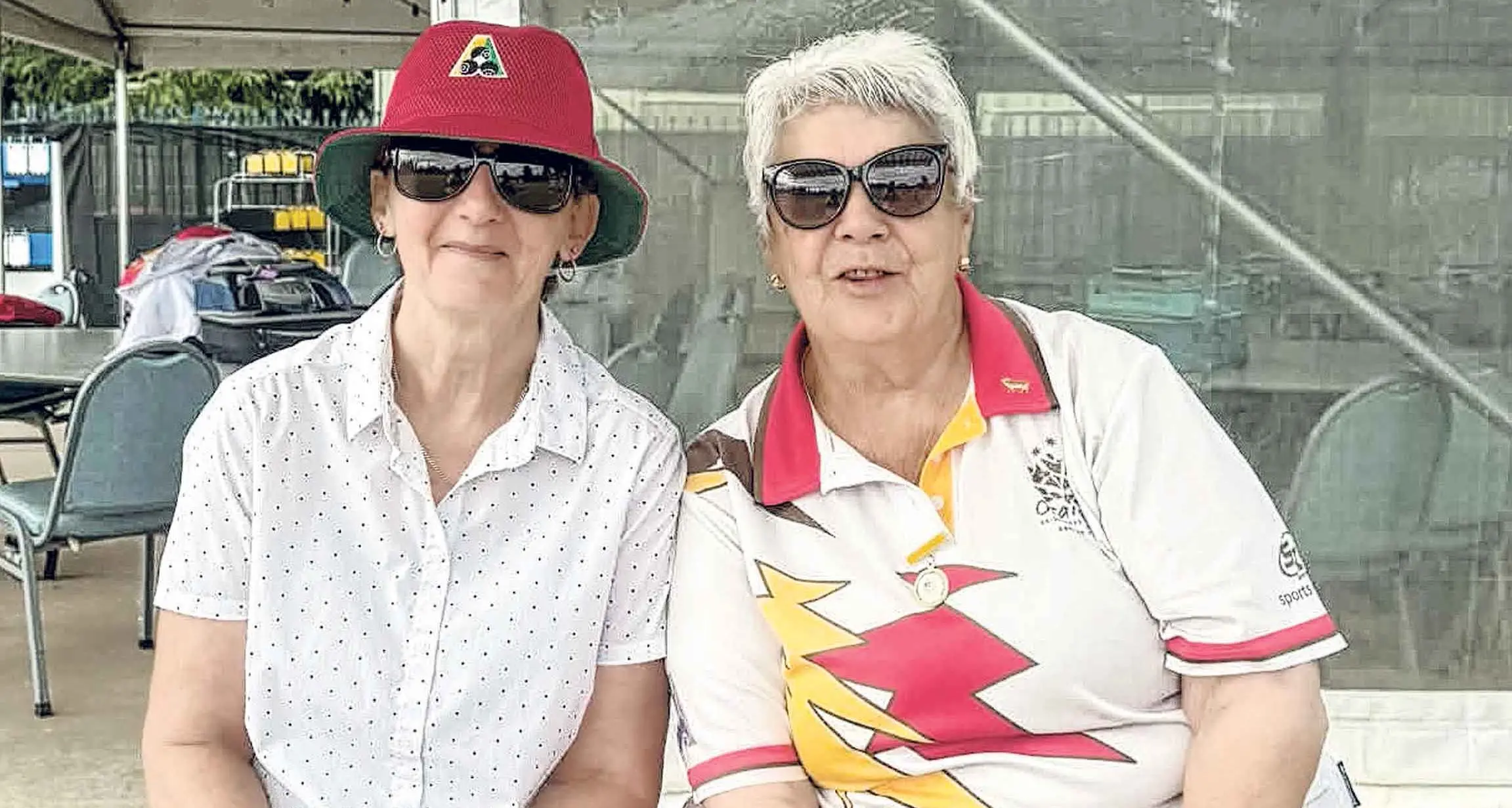 Newcomer Michelle shines in her first lawn bowls game