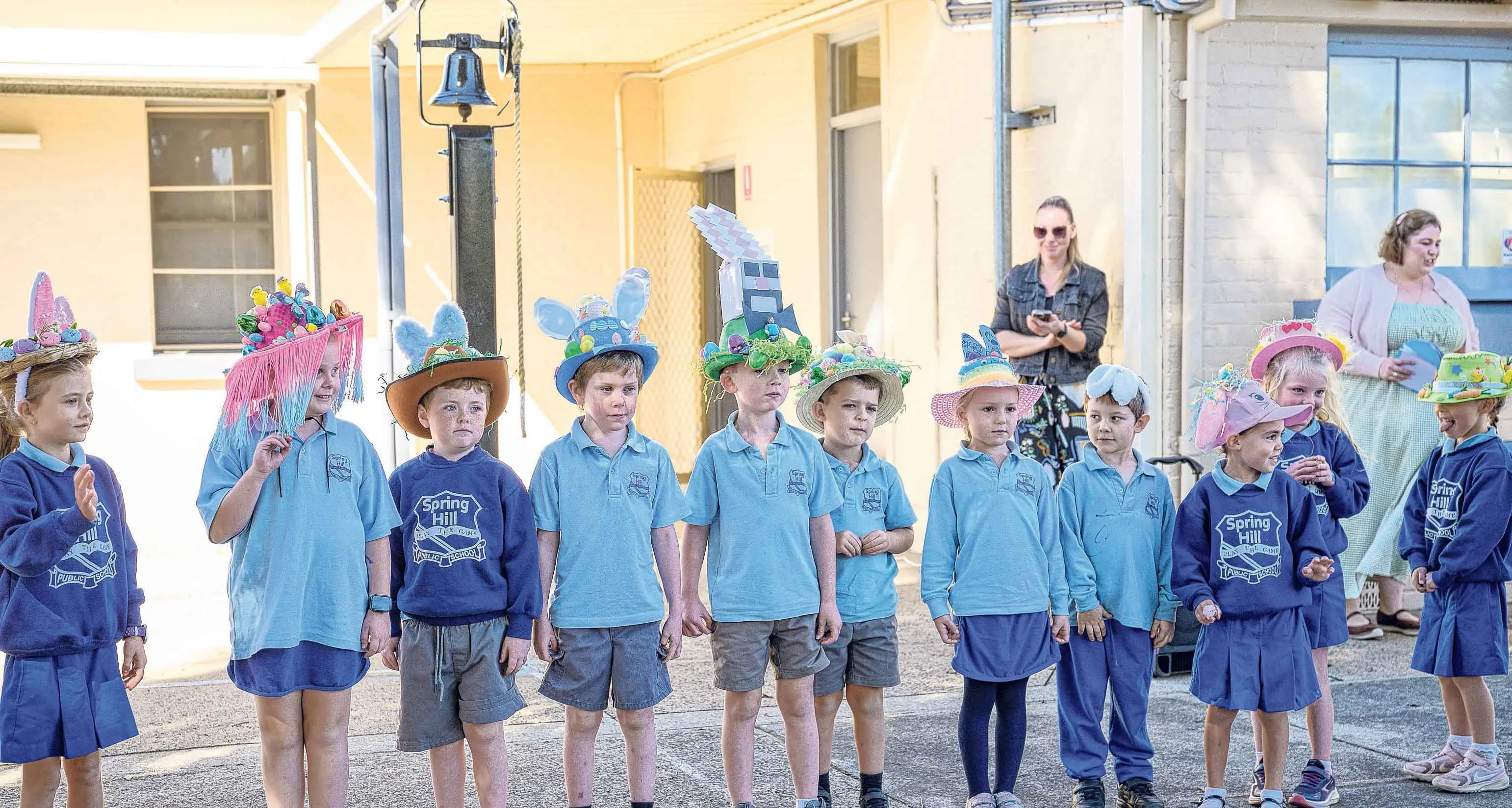 Easter Hat Parade at Spring Hill public