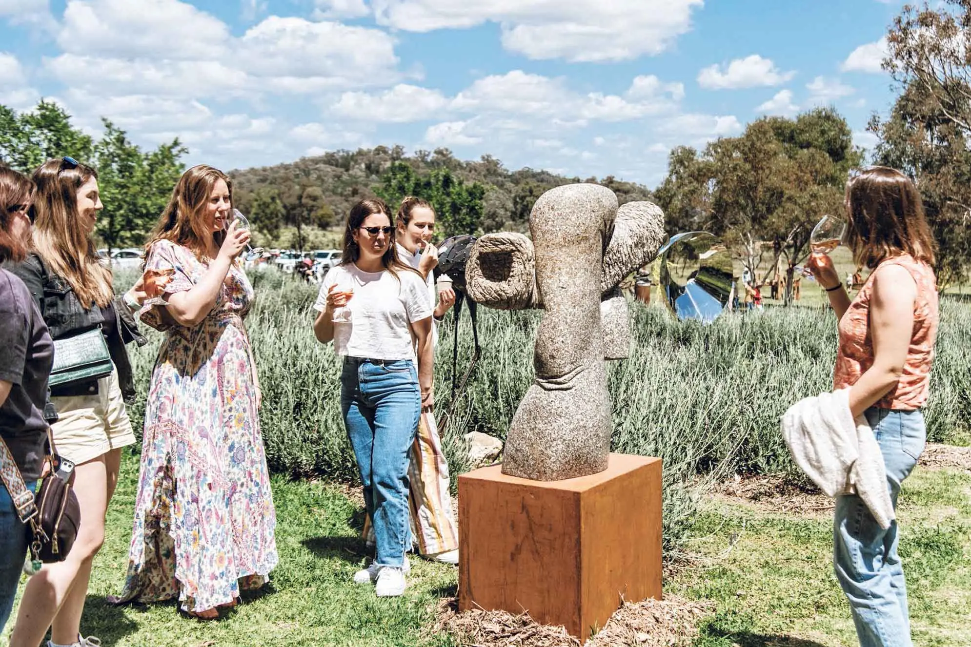<p>\\'\\u2018Over the Threshold\\u2019 a sculpture by Edward Willson at Mudgee\\u2019s Sculptures in the Gardens at Rosby Wines, Cellar Door and Gallery. Photo: Rosby Wines, Cellar Door and Gallery.</p>\\n