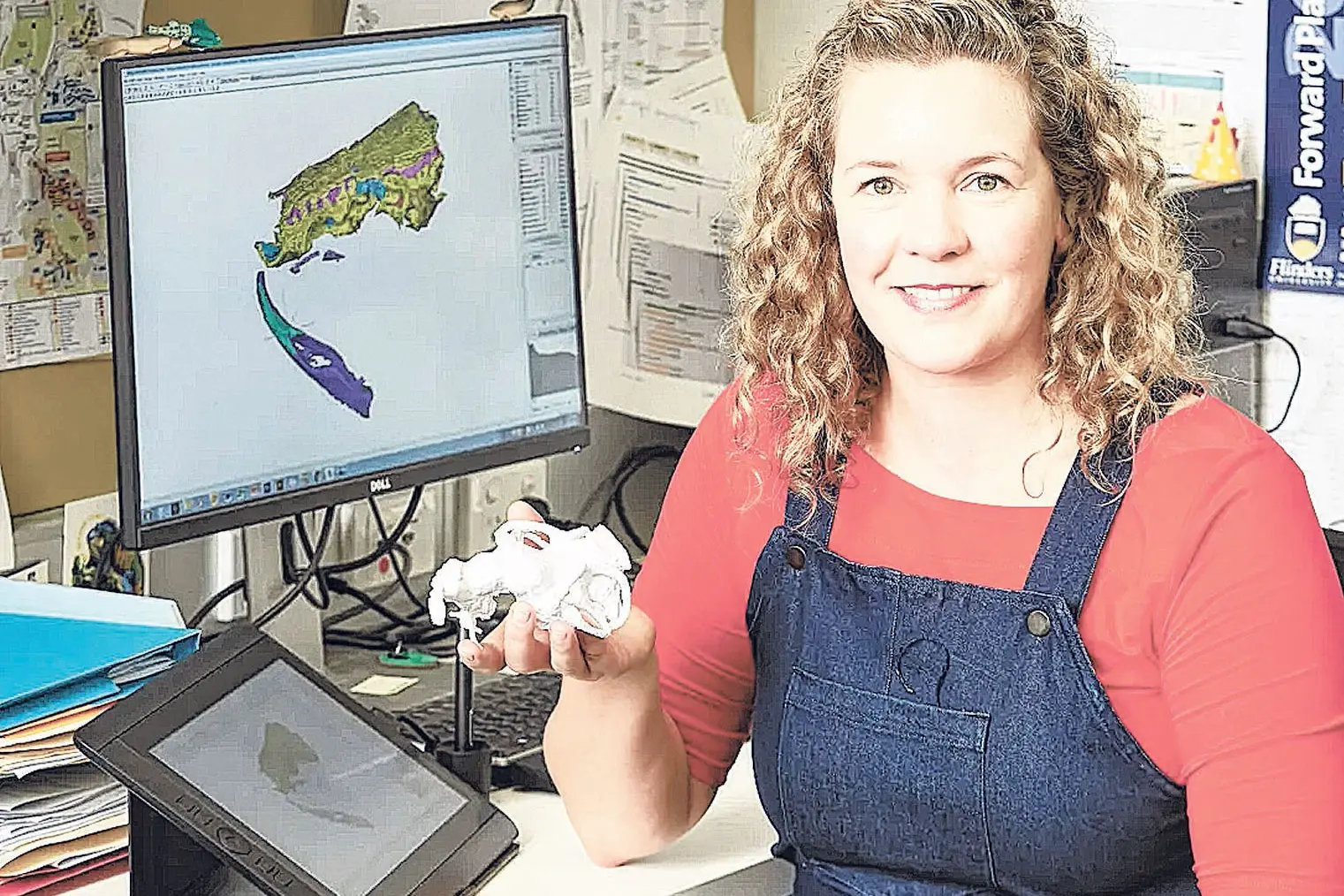 <p>Canowindra\\'s Age of Fishes Museum welcomed back renowned palaeontologist Dr Alice Clement of Flinders University. Photo: Supplied. </p>\\n