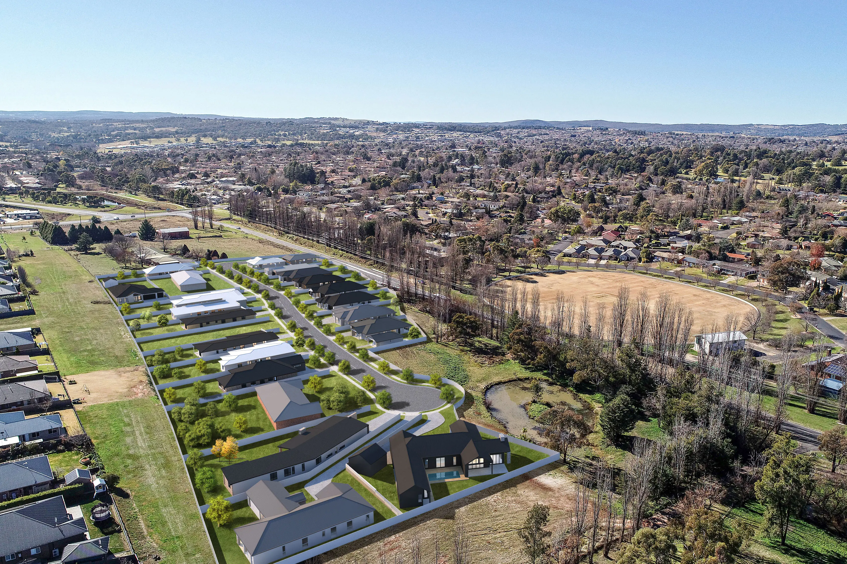 <p>This artist\\'s impression shows the Clontarf Close master plan in Orange. Photo: Supplied</p>\\n