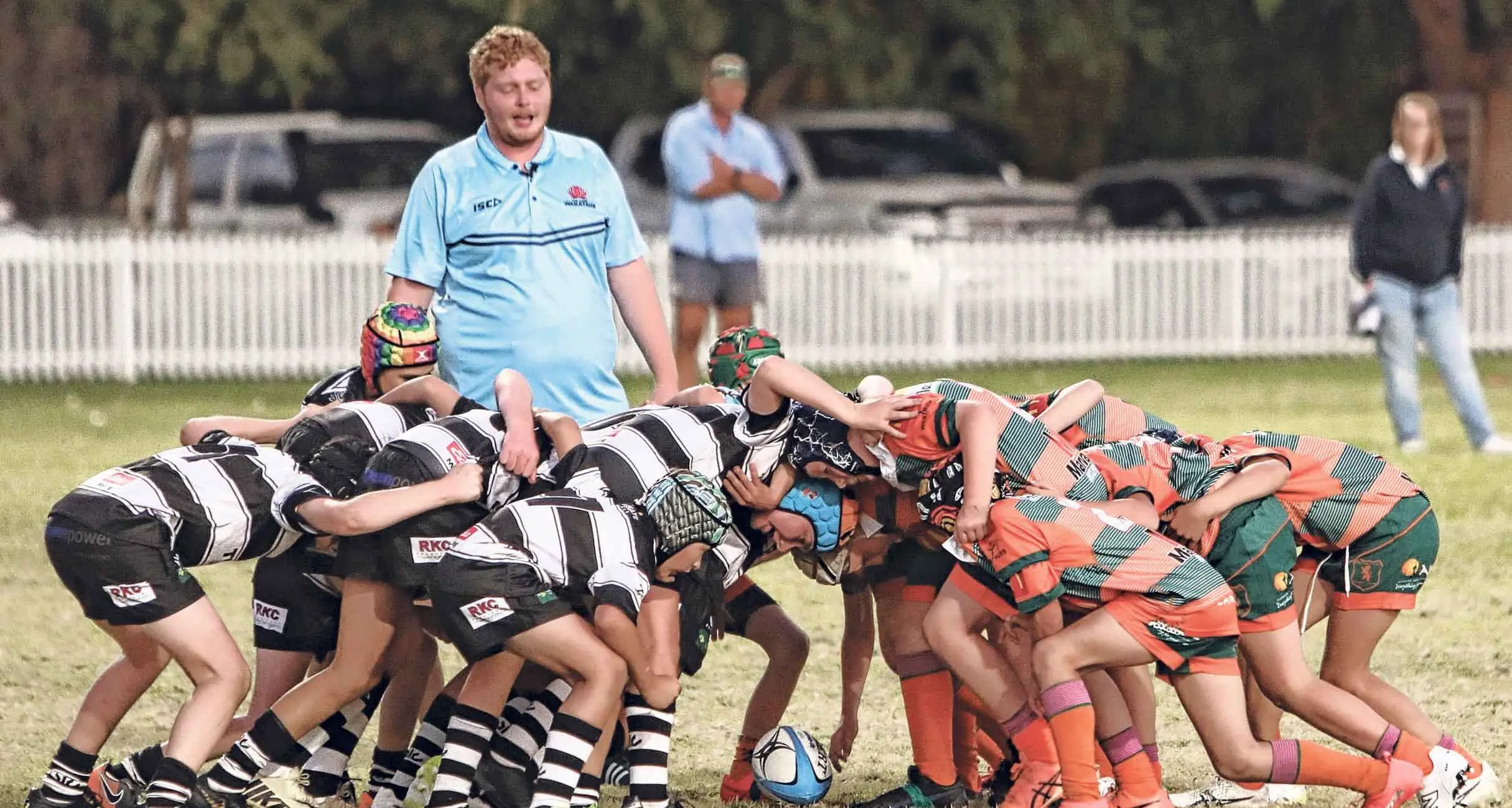 Under 12s rugby pre-season clash