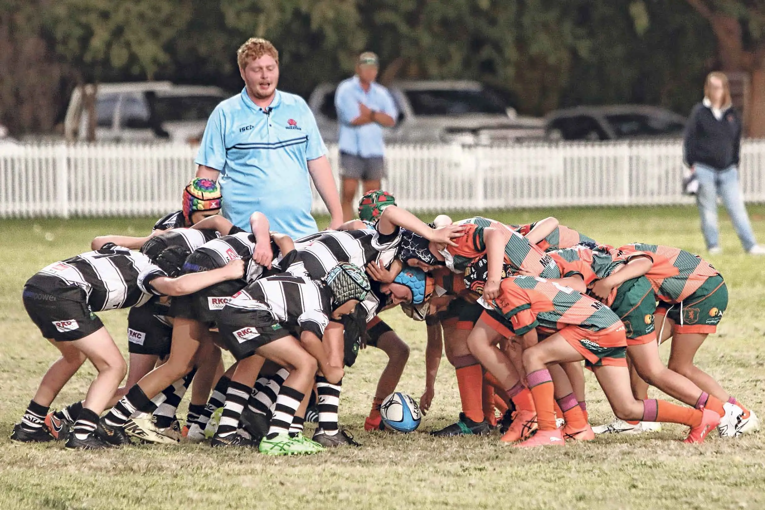 Under 12s rugby pre-season clash