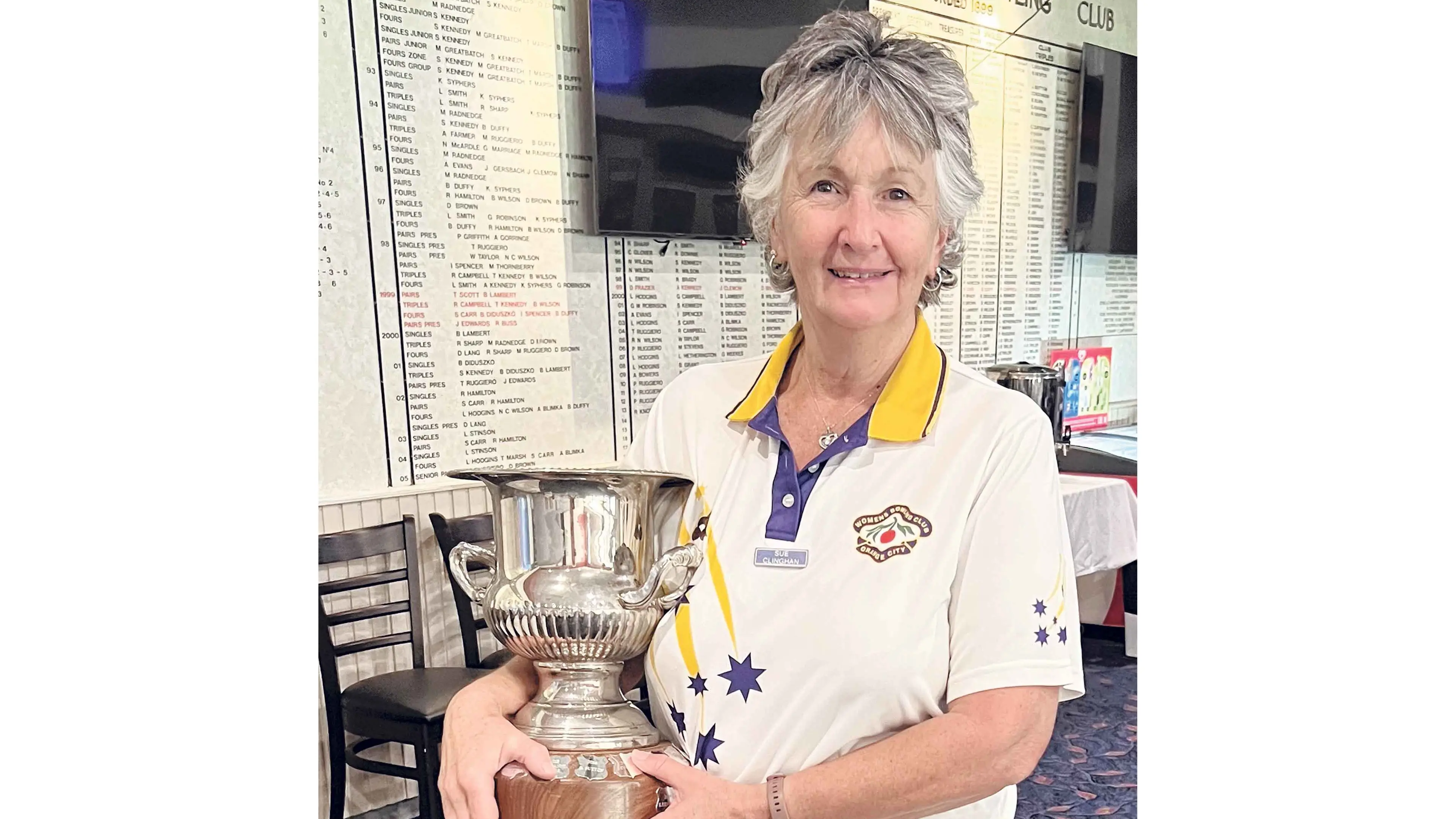 Sue Clinghan triumphs in Orange City Singles Final