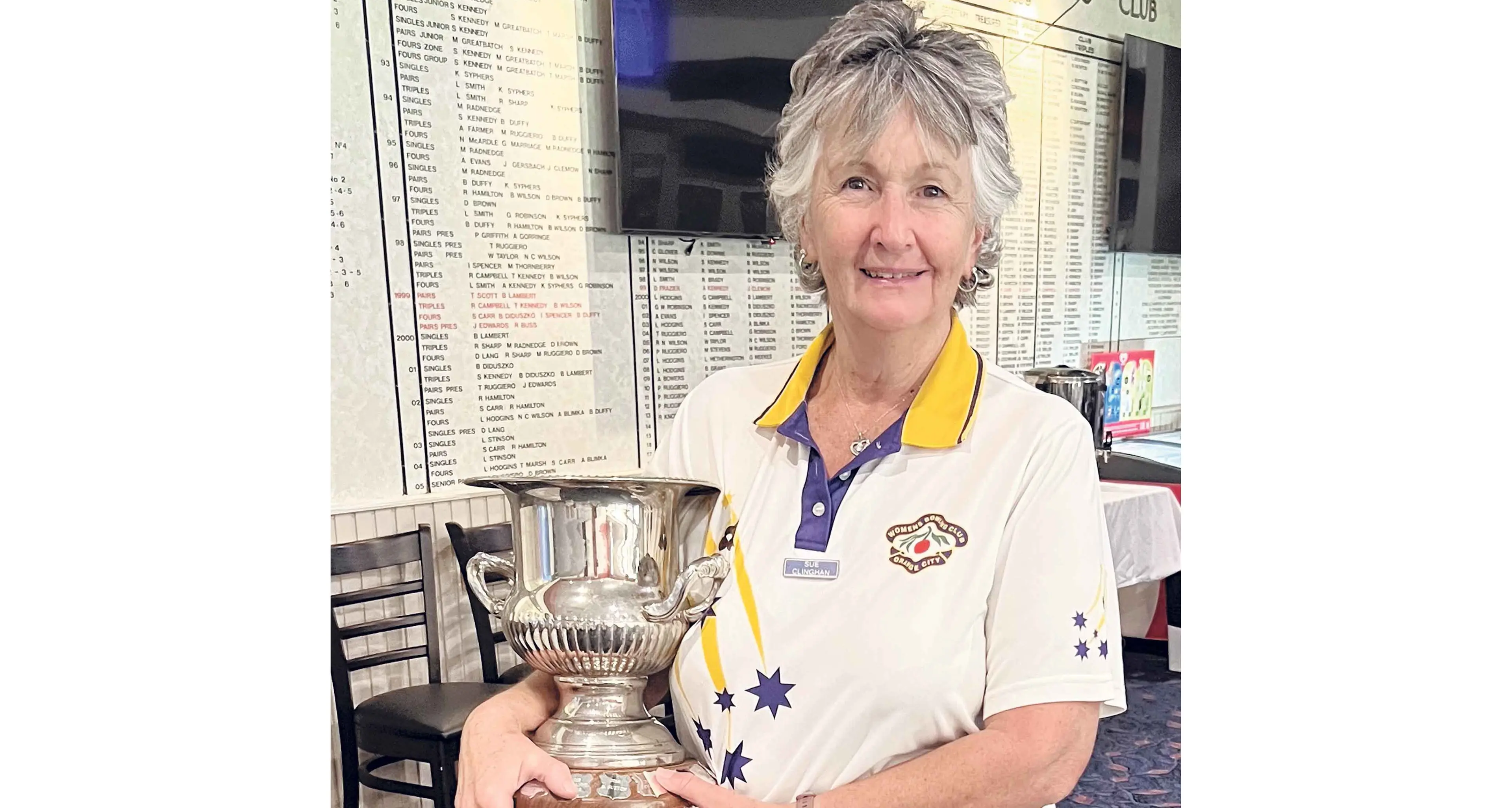 Sue Clinghan triumphs in Orange City Singles Final