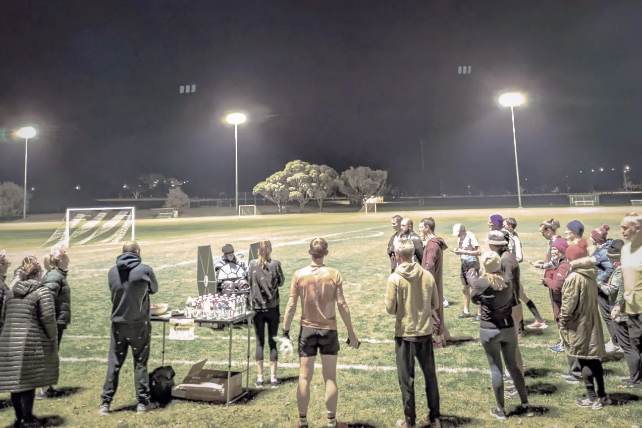<p>It\\u2019s late, but it\\u2019s fun: Dr Steve Peterson this year is again organising the Orange leg of the Wings for Life World Run. Photo: Supplied.</p>\\n